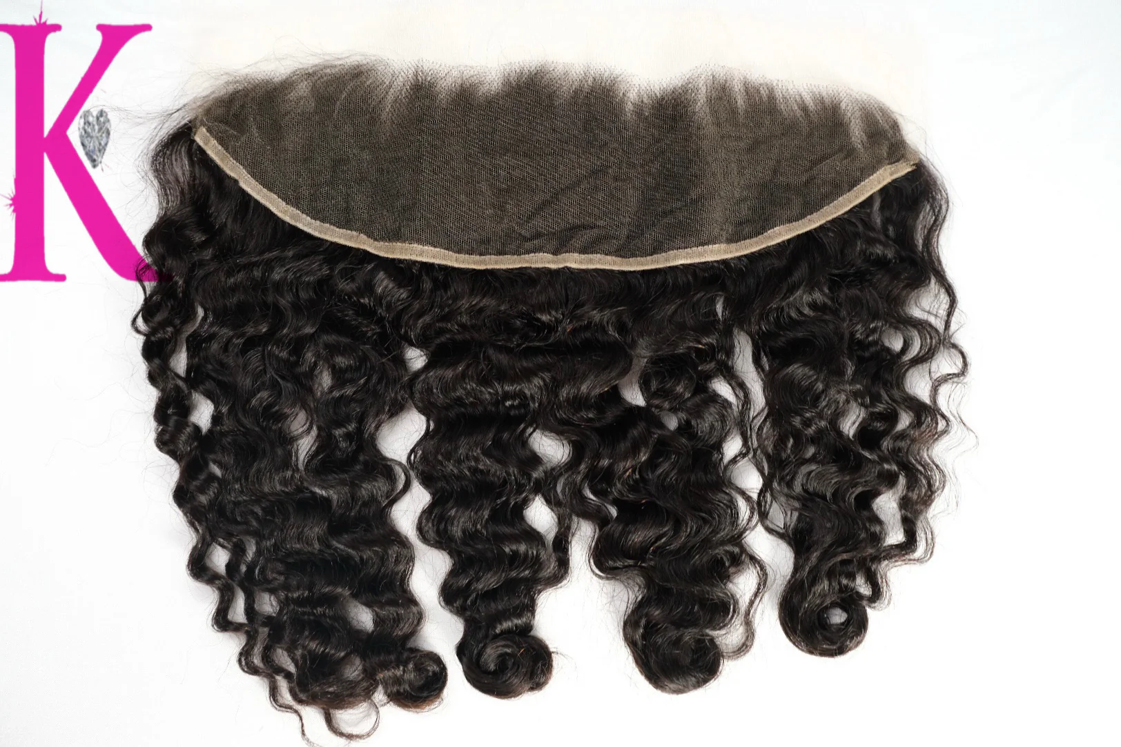 13x4 Burmese Wavy/Curly Lace Frontal  (HD Lace) - Image 4