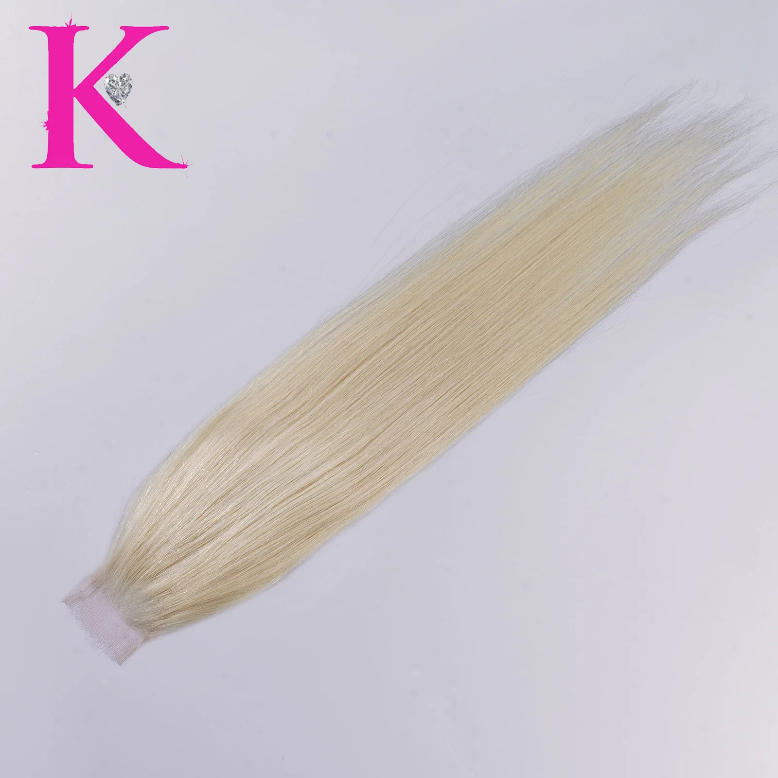 2x6 Platinum Blonde Straight Lace Closure (HD Lace) - Image 6