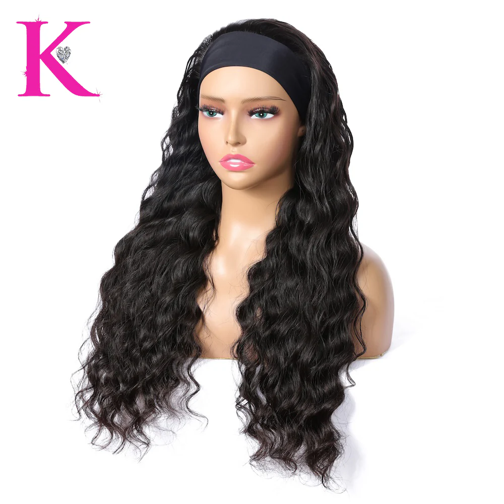 "Noir" Body Wave Headband Wig | 100% Raw Human Hair - Image 5