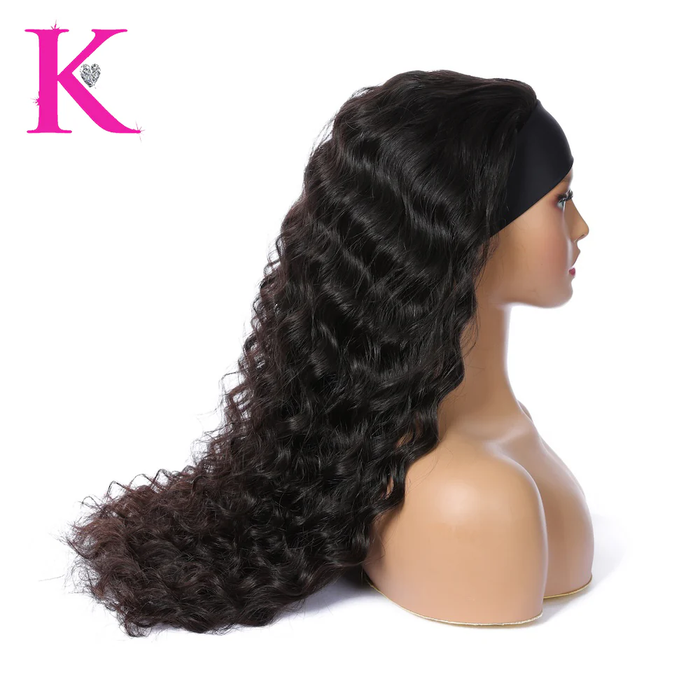 "Noir" Body Wave Headband Wig | 100% Raw Human Hair - Image 8