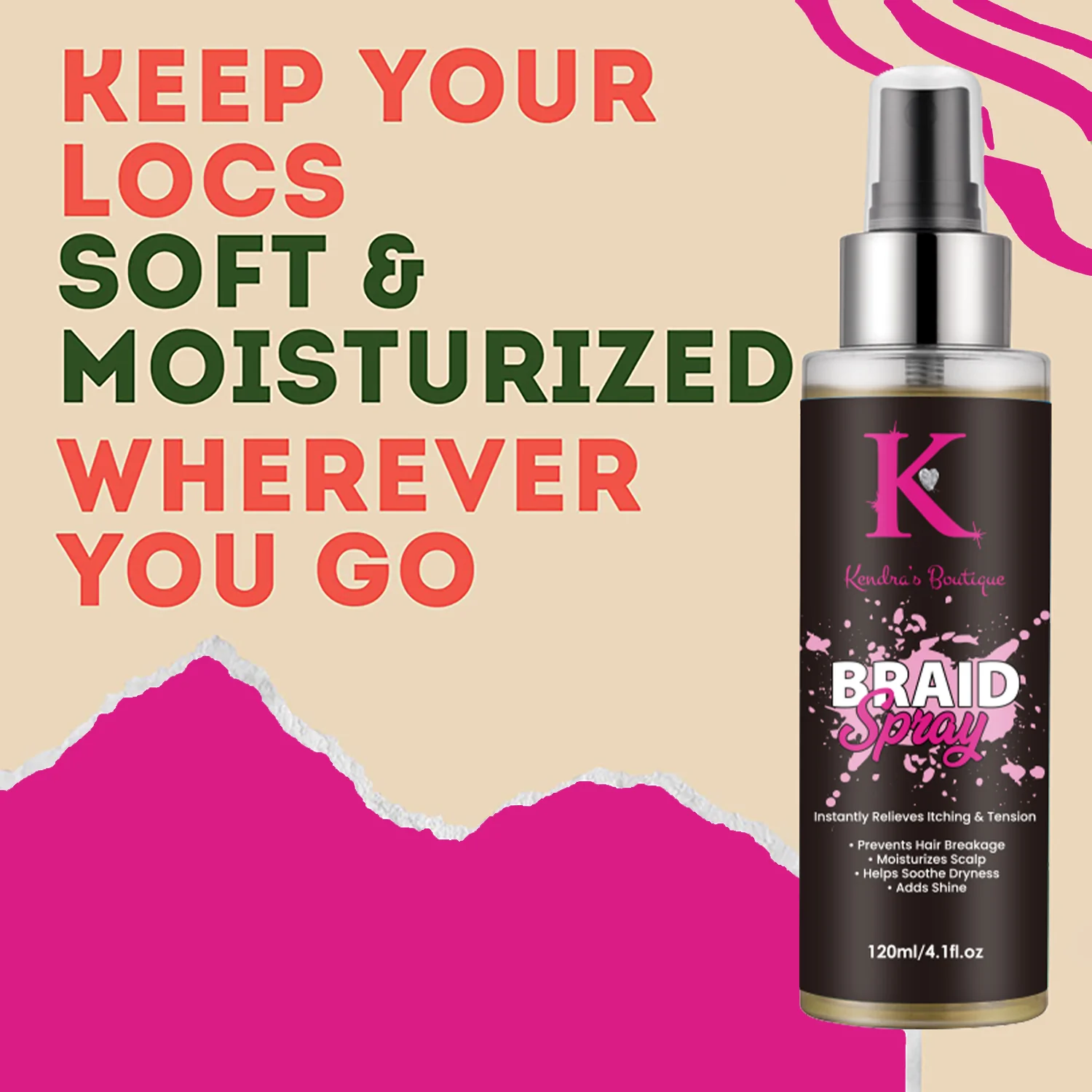 Braid Spray (Instant relieves itching & tension) - Image 2