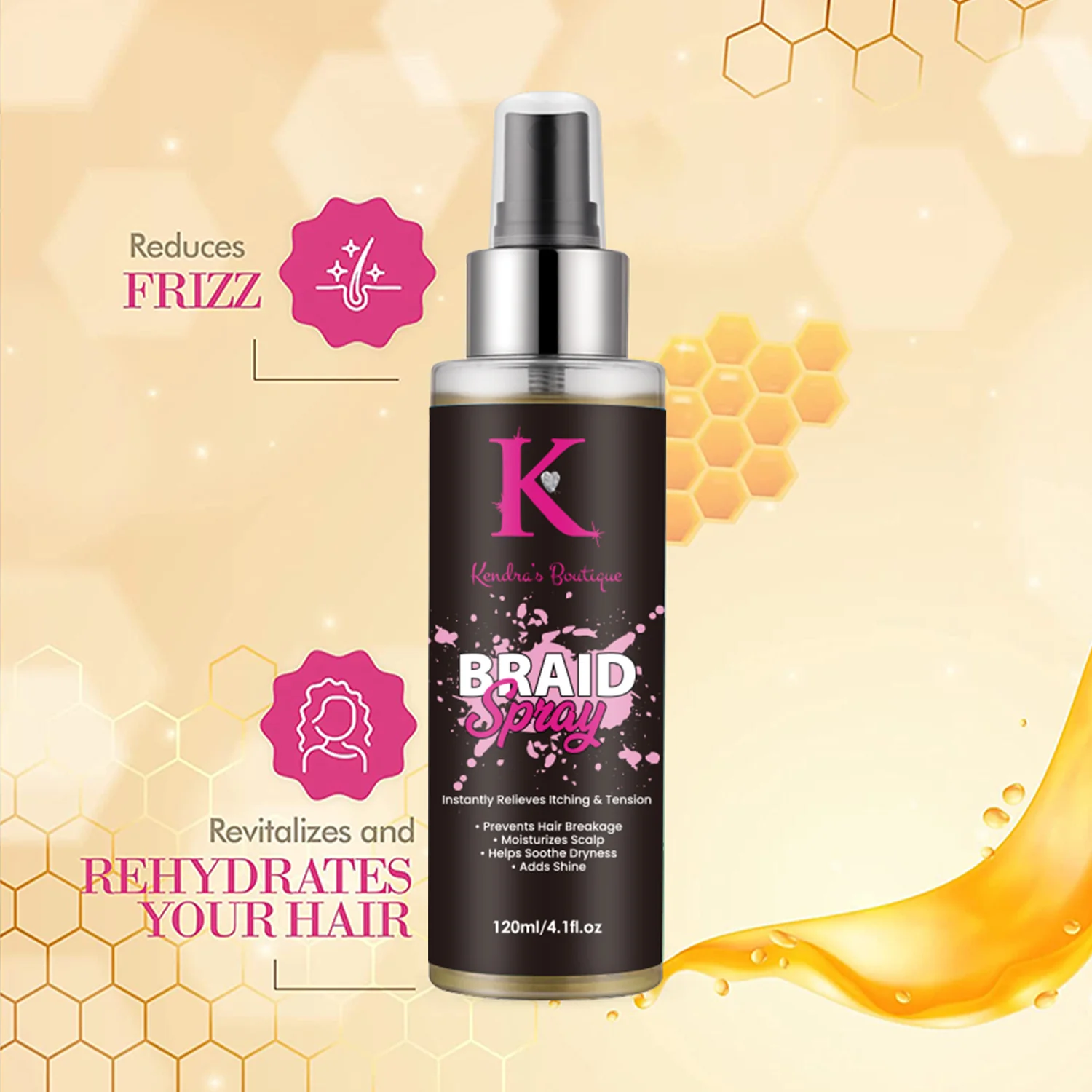 Braid Spray (Instant relieves itching & tension) - Image 3