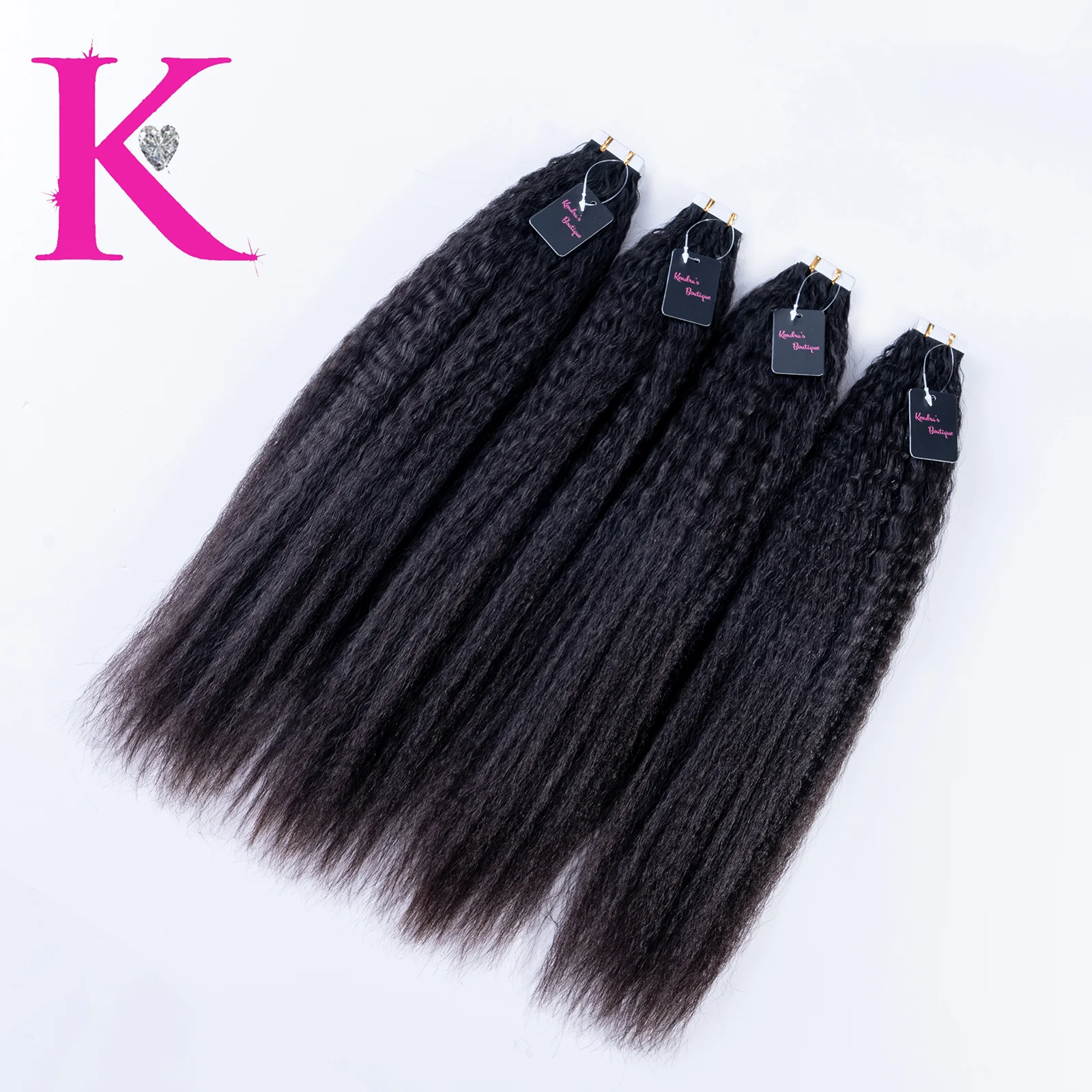 Raw Kinky Straight Tape-In Extensions - Image 3