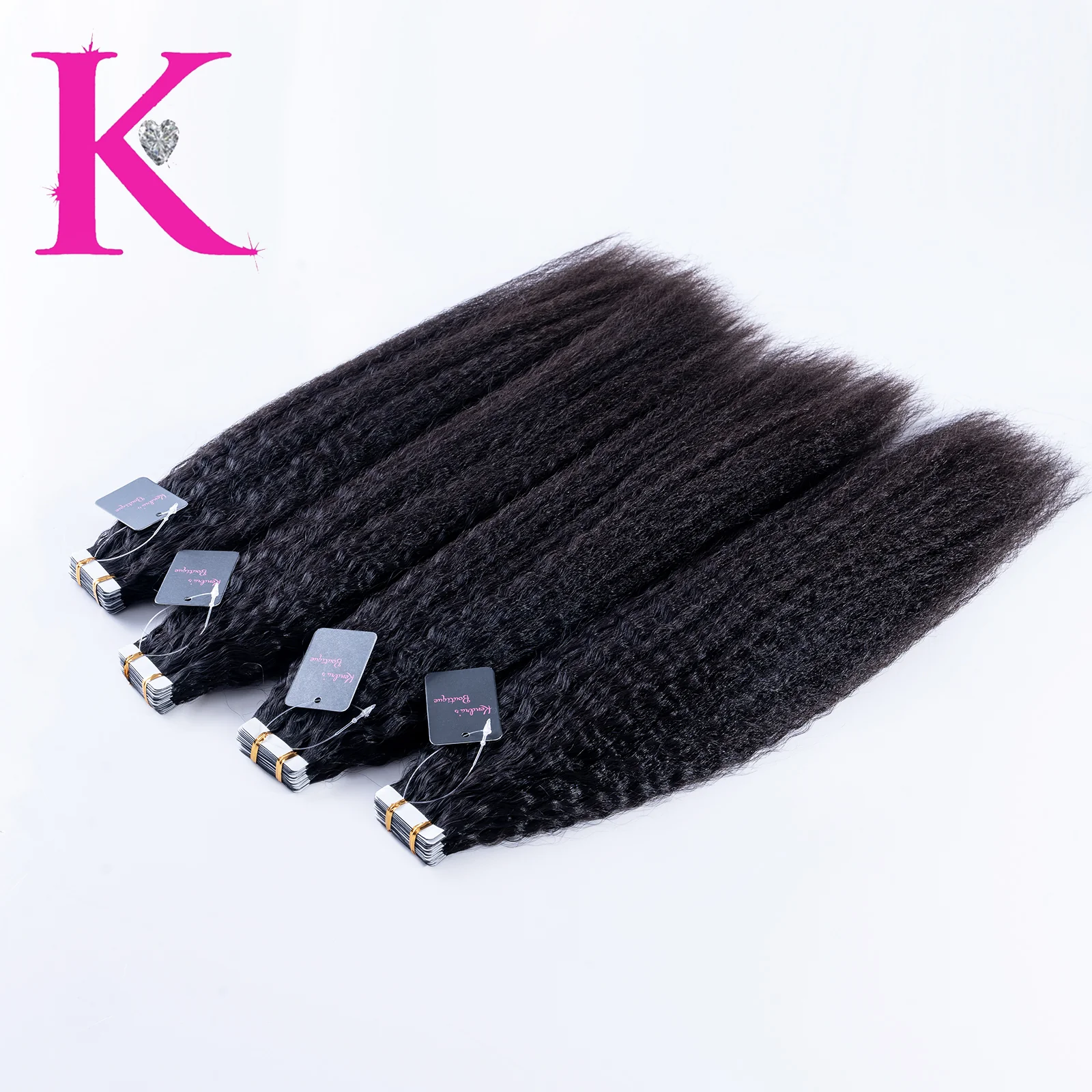 Raw Kinky Straight Tape-In Extensions - Image 4