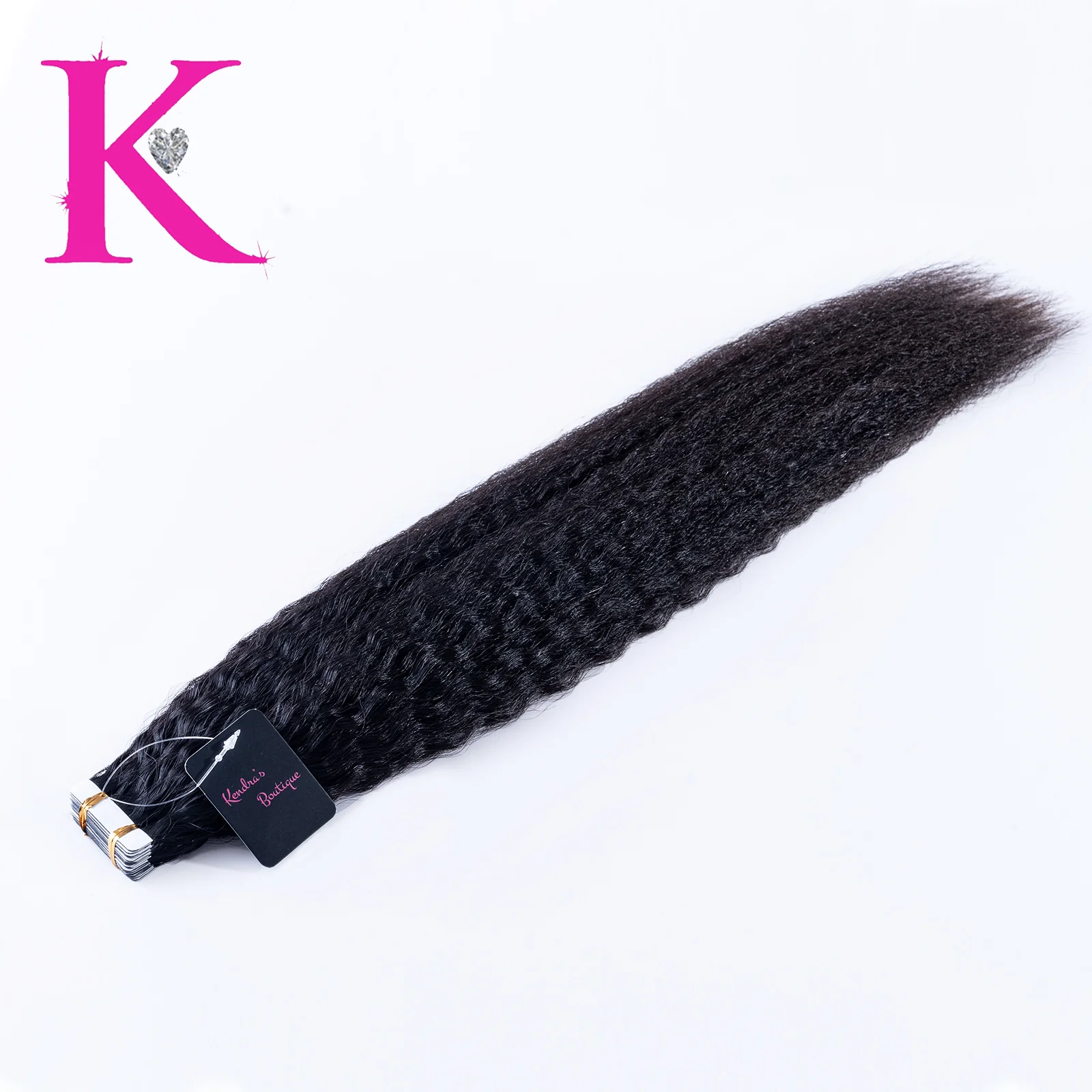 Raw Kinky Straight Tape-In Extensions - Image 5