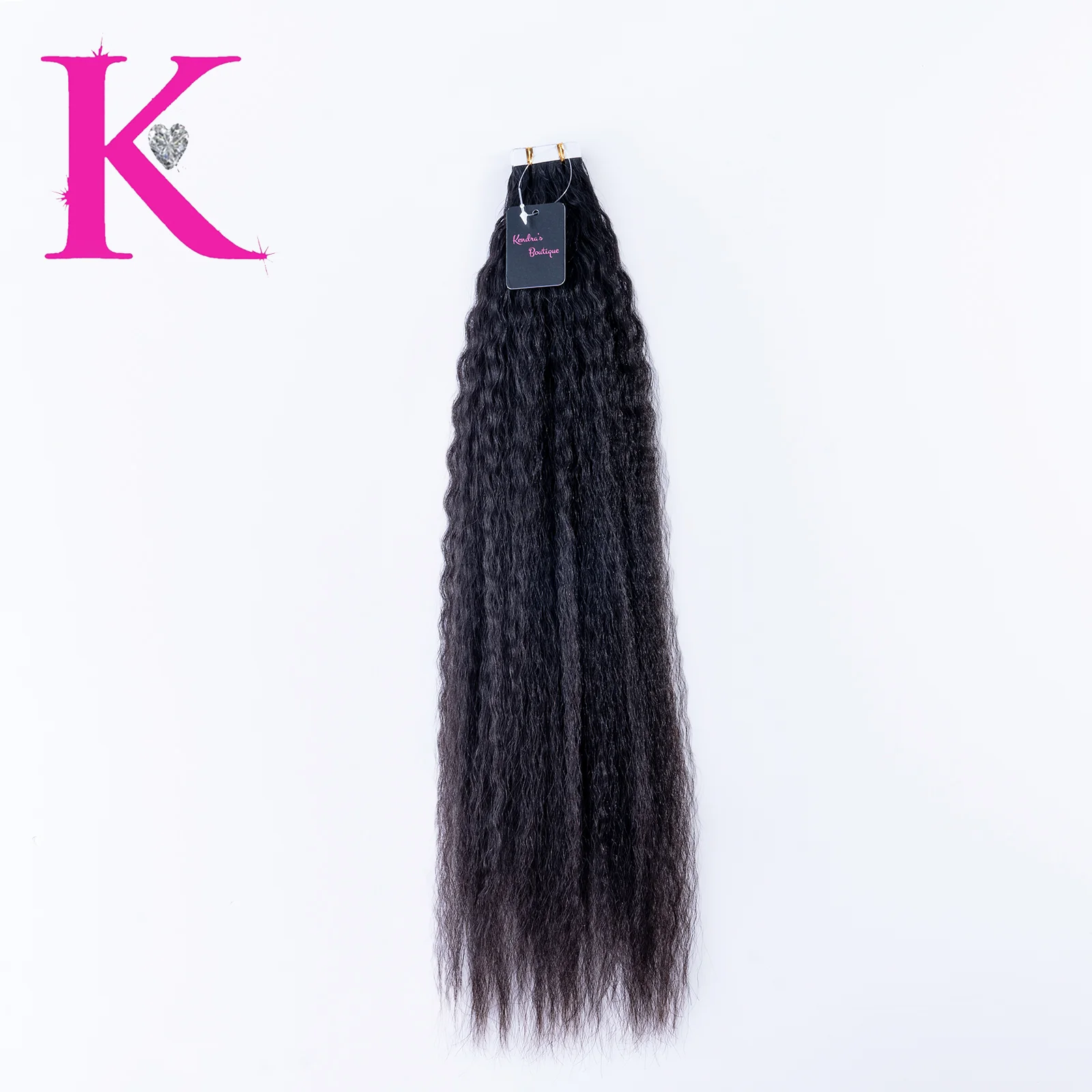Raw Kinky Straight Tape-In Extensions - Image 6