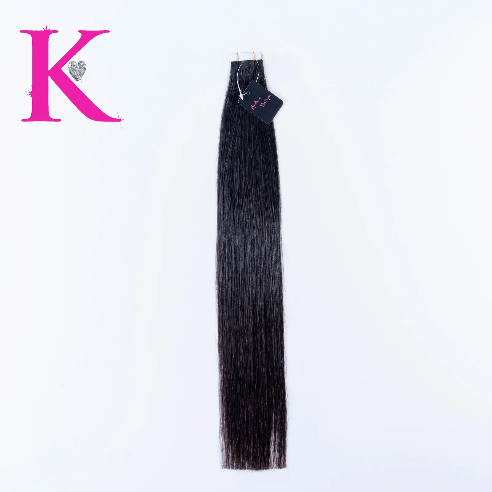 Raw Straight Tape-In Extensions - Image 3