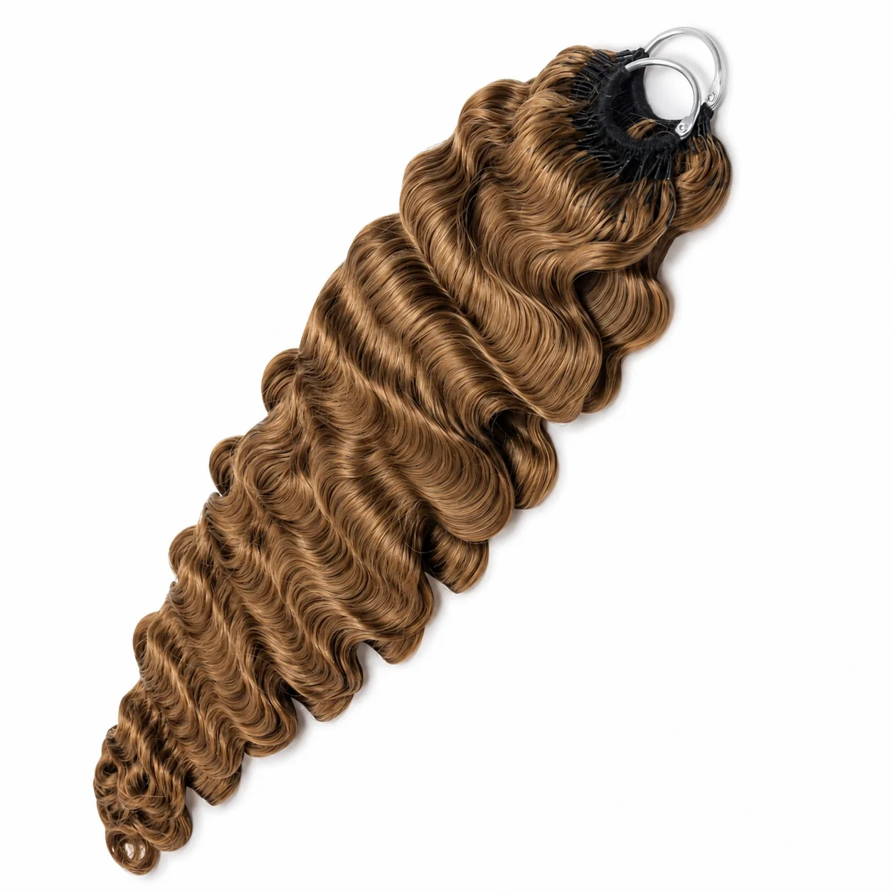 Burmese Wavy/Curly Crochet Human Braiding Hair #30 - Image 4