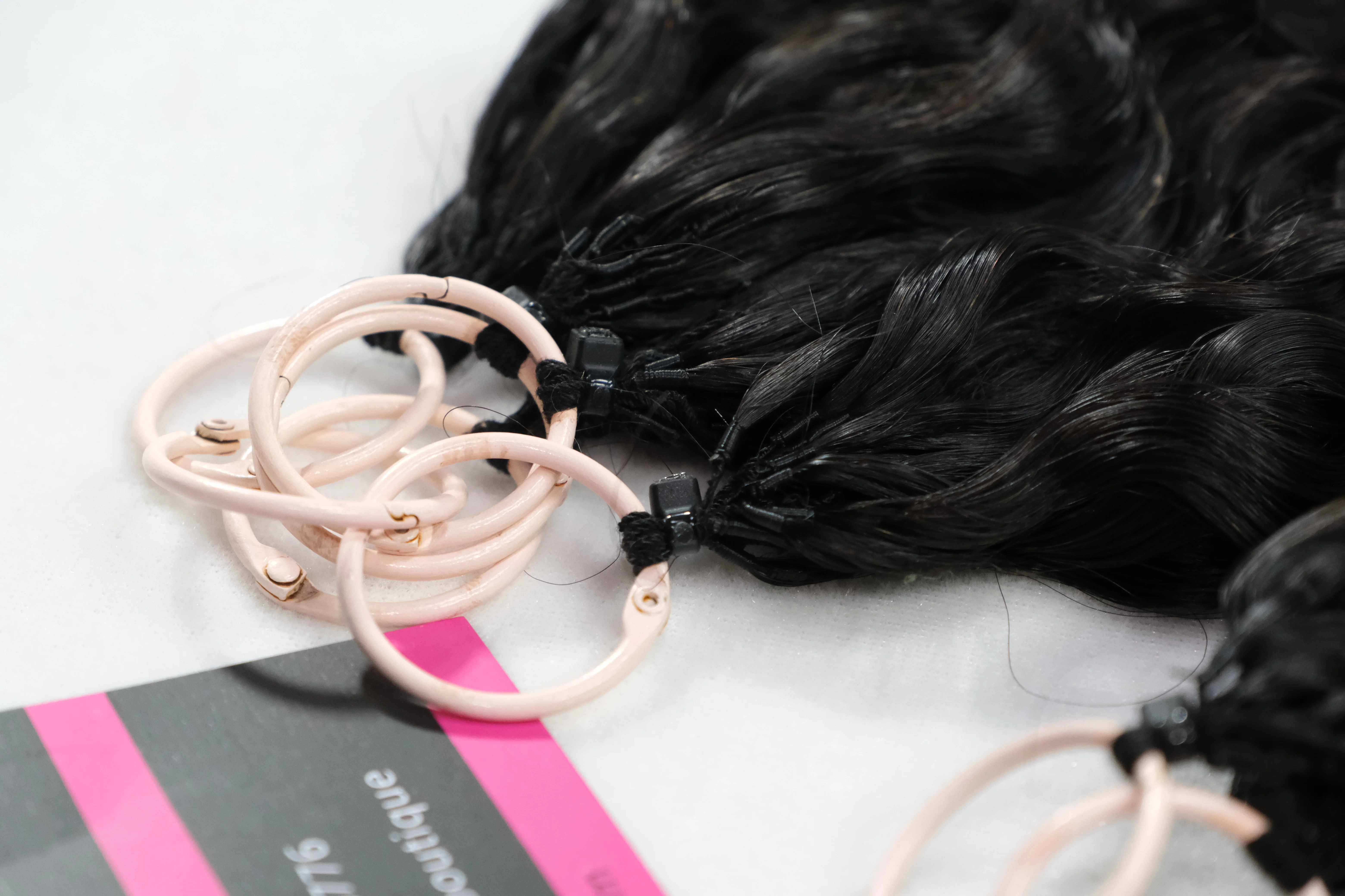 Burmese Wavy/Curly Crochet Human Braiding Hair #1B - Image 4