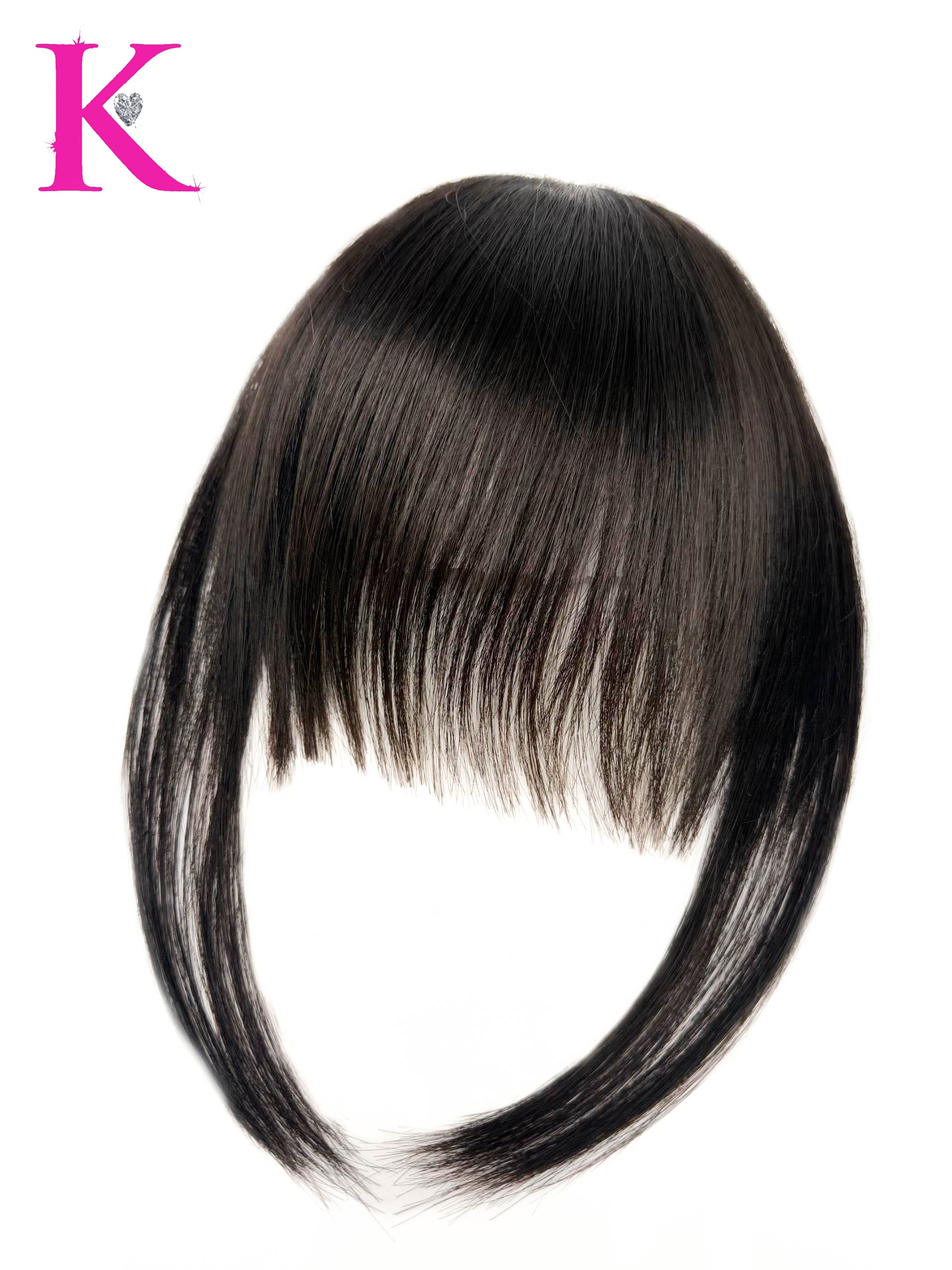Kendra’s Signature No Glue Clip-In Bangs (Chinese Bangs) - Image 4