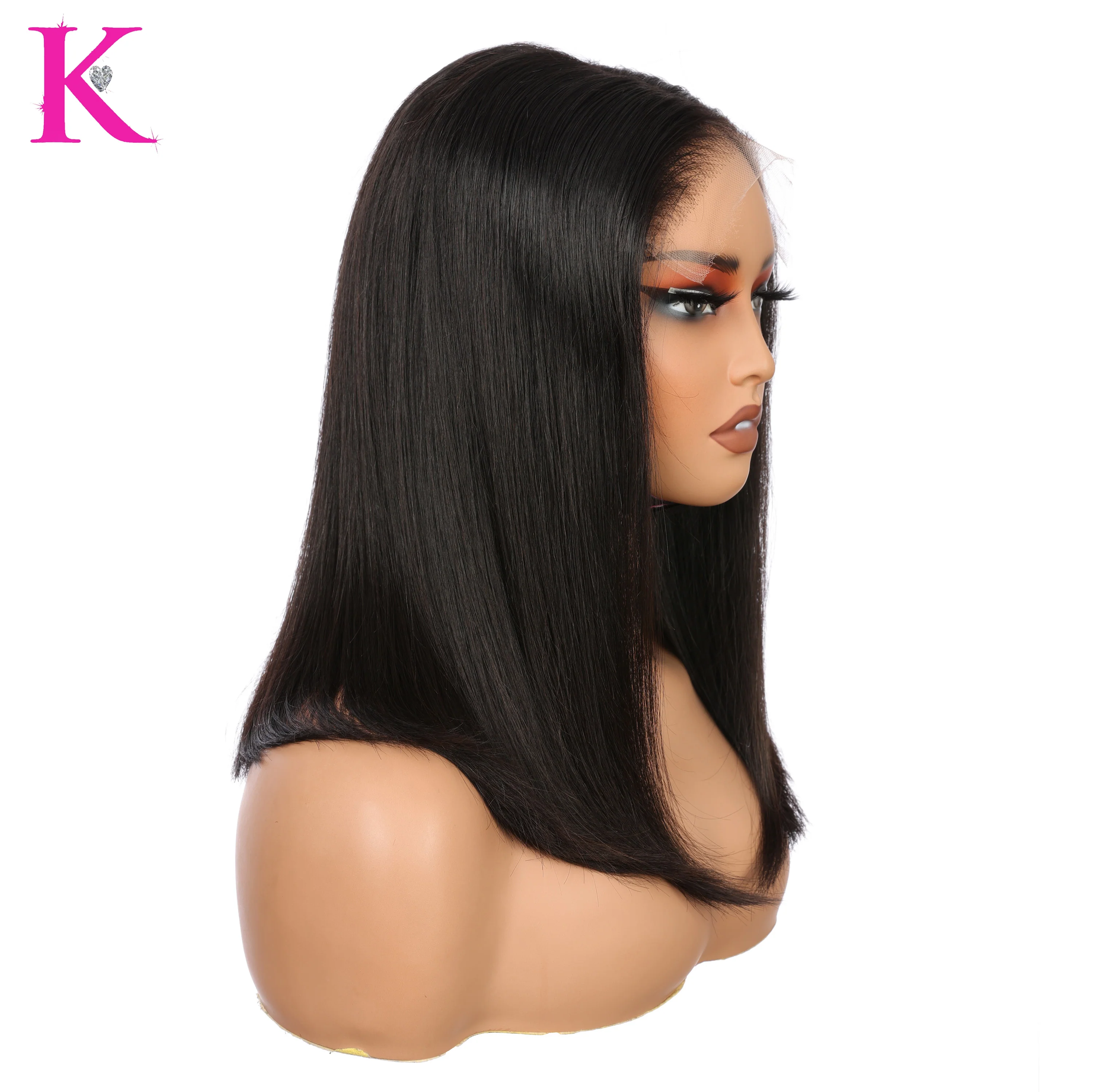 Bob Straight Wig Brazilian (HD Lace) Wig - Image 16