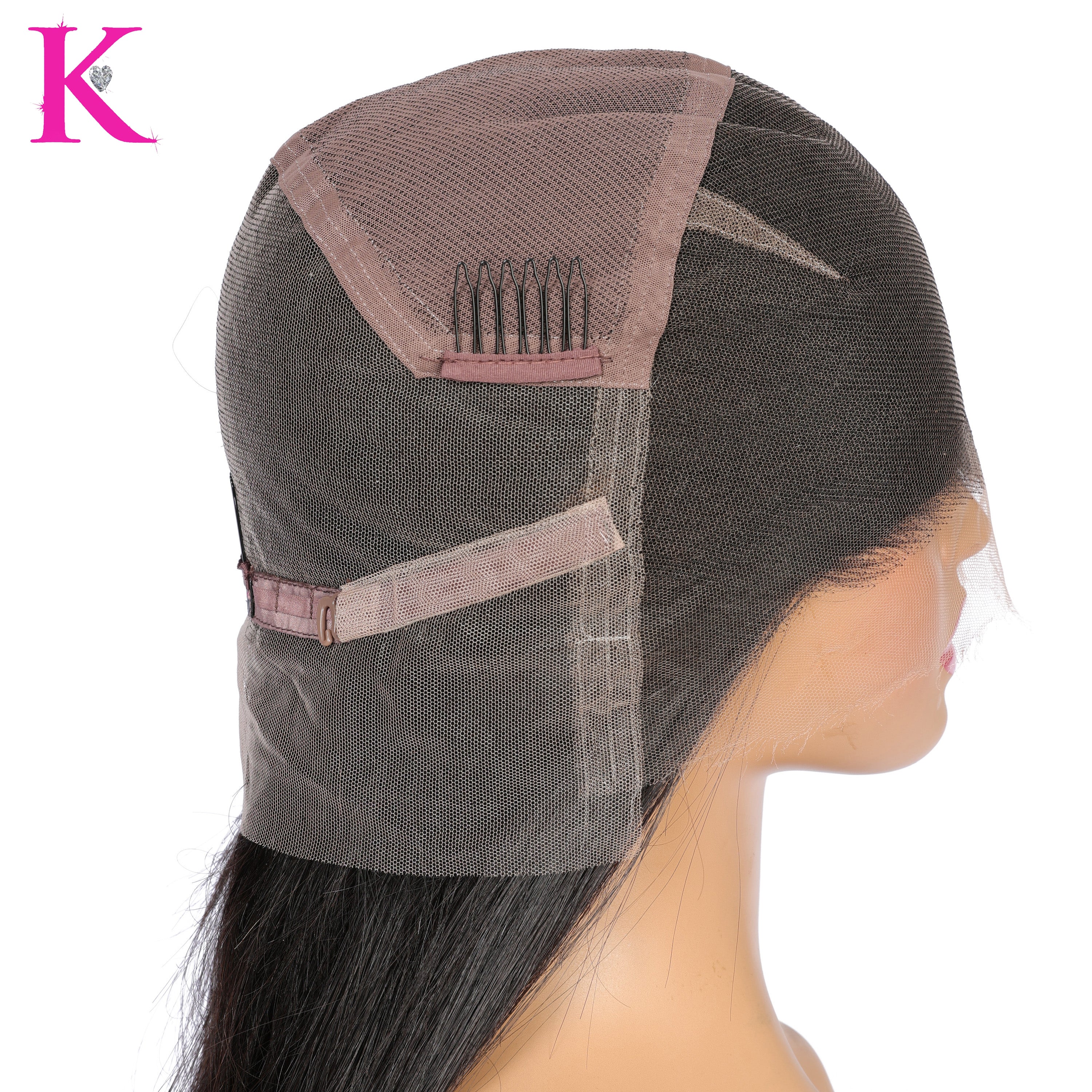 Full Lace Straight Wig Brazilian (HD Lace) - Image 8