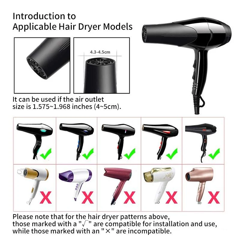 Hair Barb Collapsible Hair Dryer Diffuser - Image 4