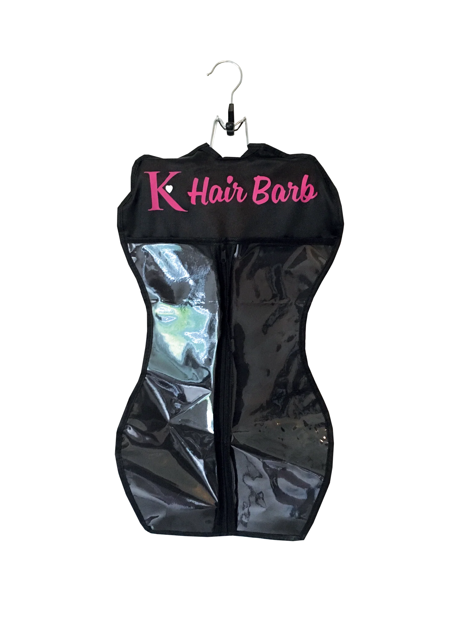 Hair Barb Hair Extensions Carrier Bag & Hanger
