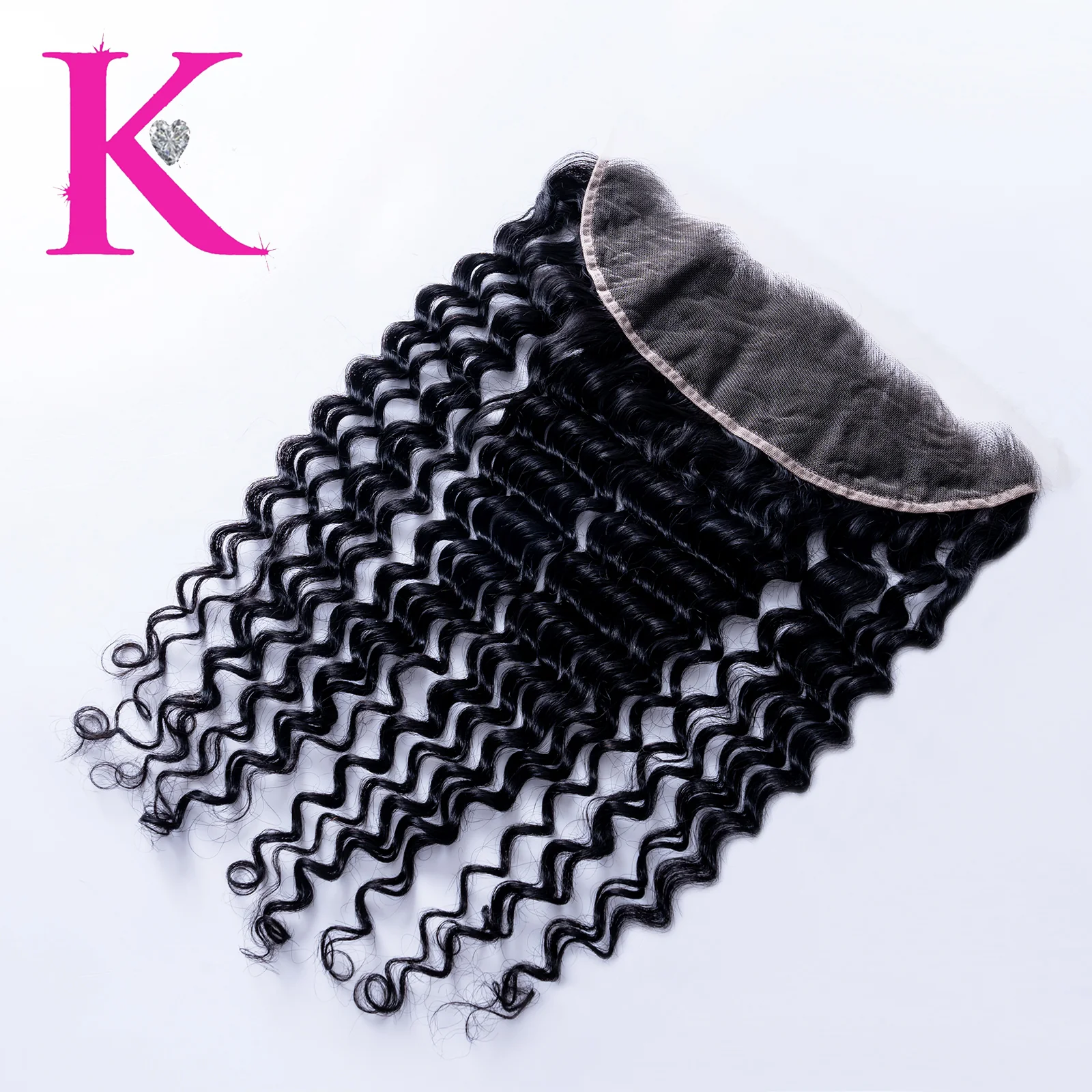 13x4 Deep Wave Lace Frontal (HD Lace) - Image 3