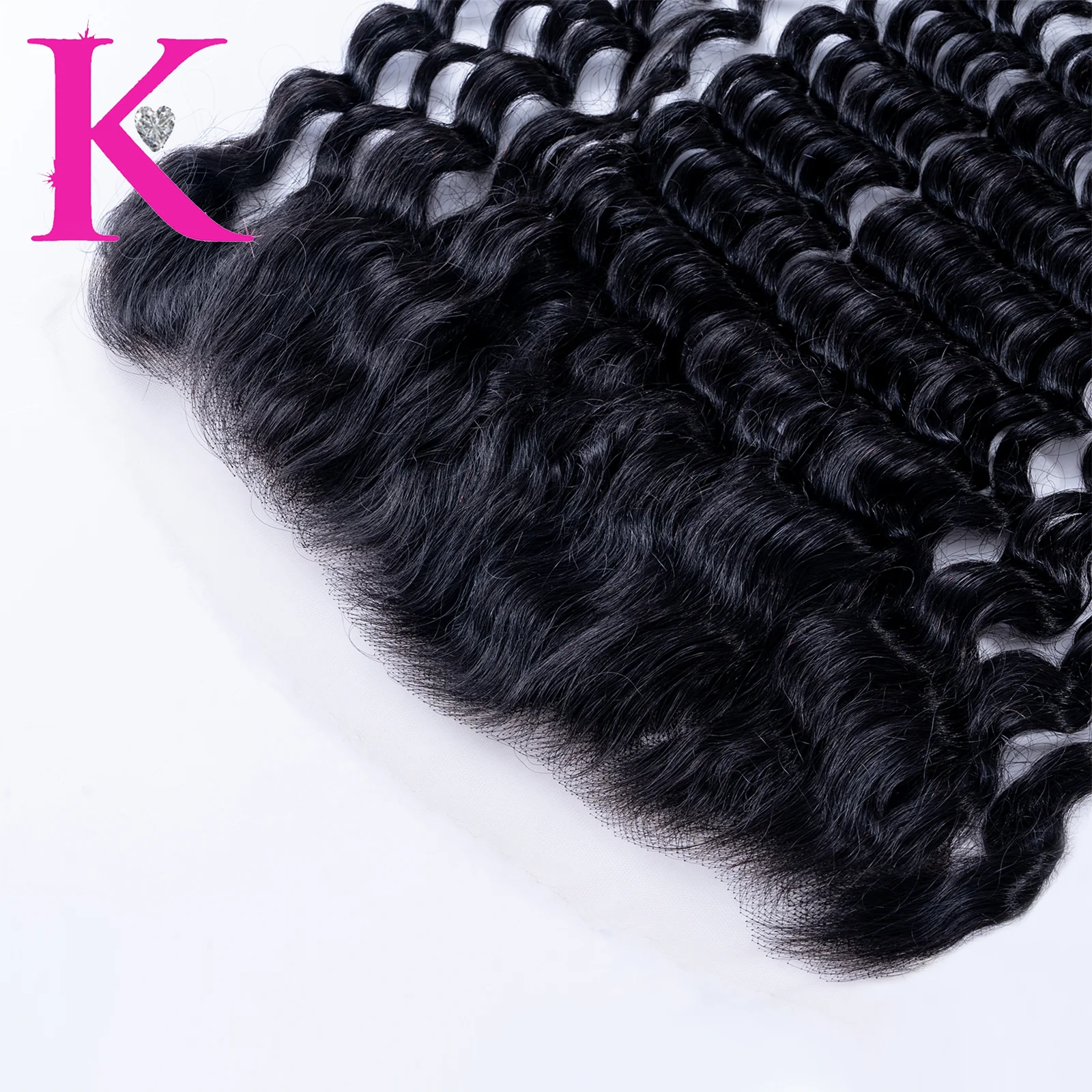 13x4 Deep Wave Lace Frontal (HD Lace) - Image 4