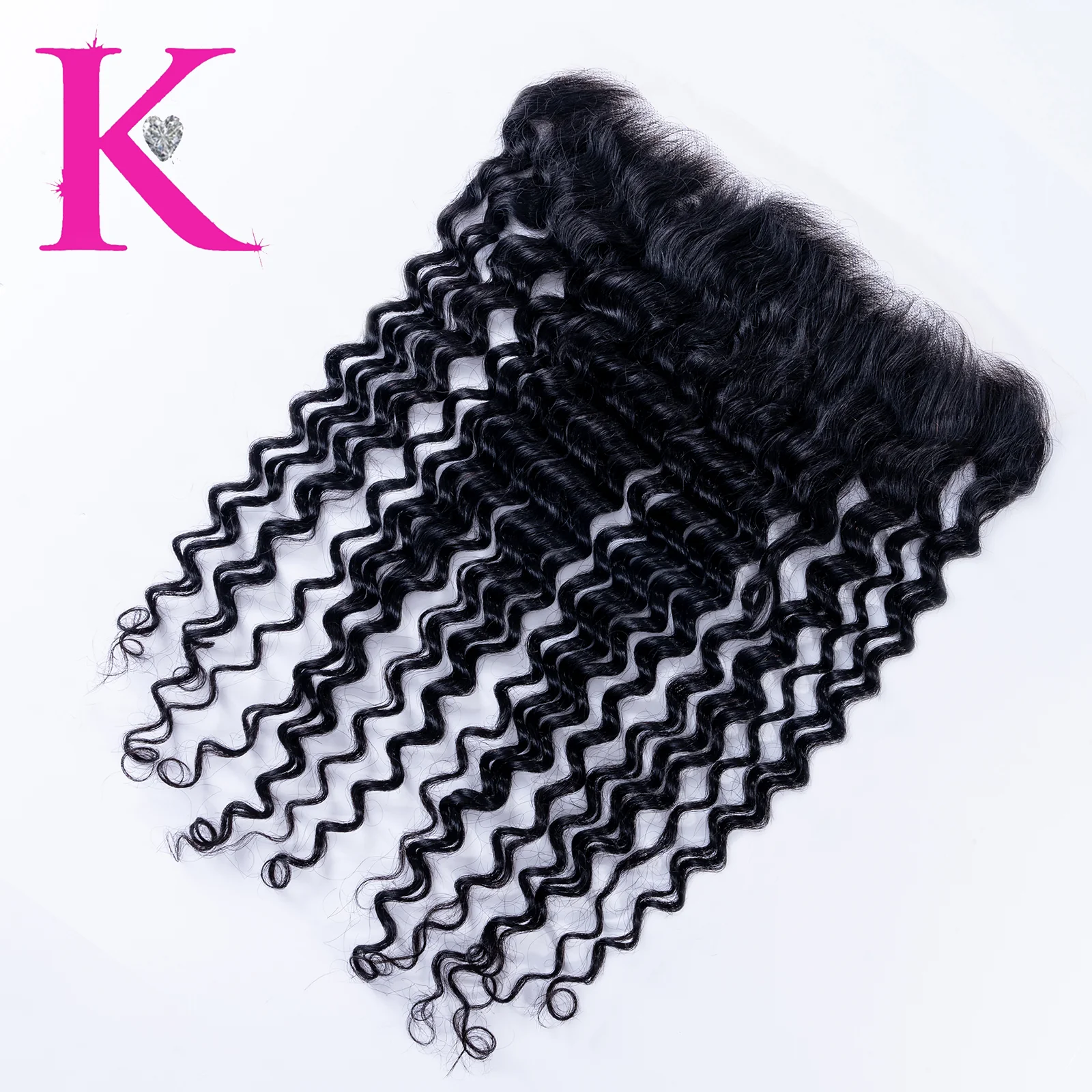 13x4 Deep Wave Lace Frontal (HD Lace) - Image 5