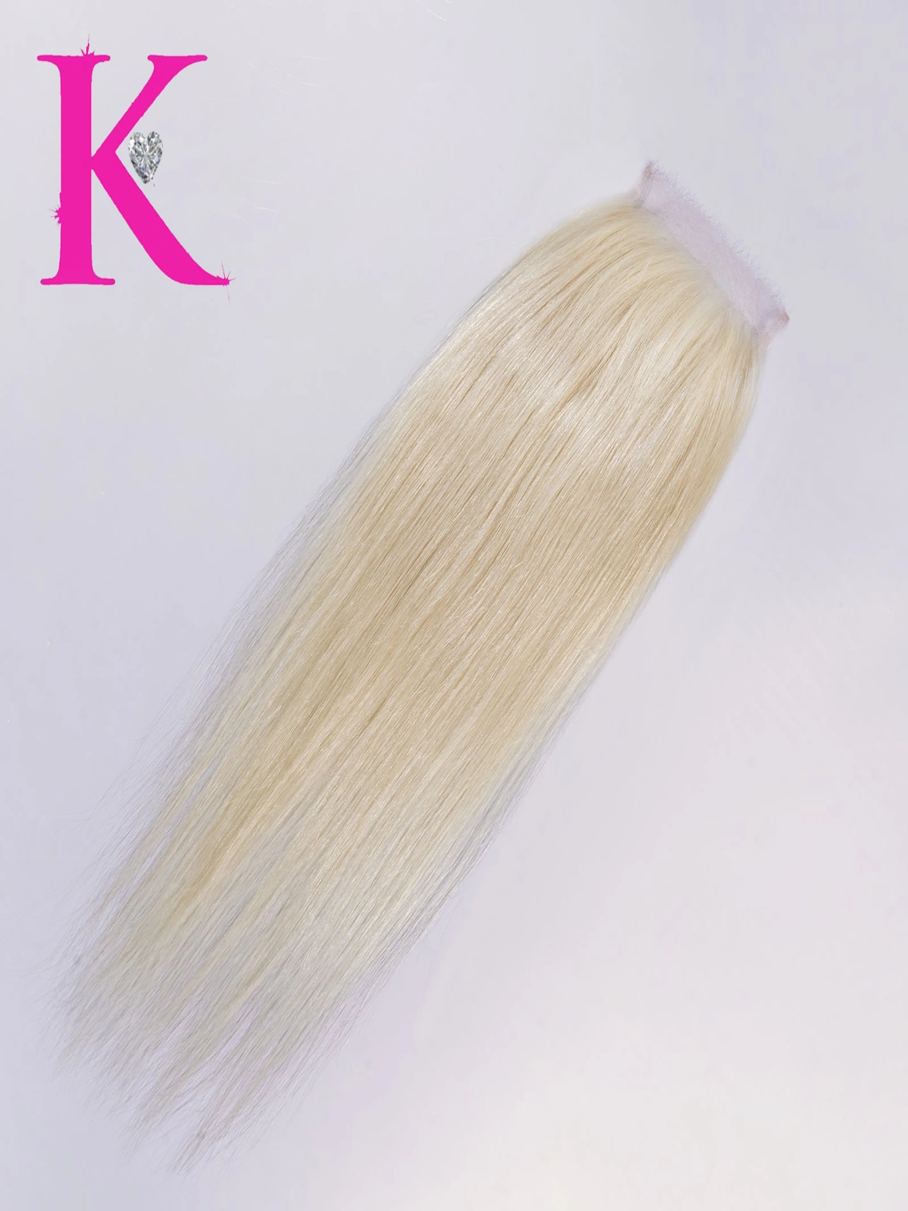 5x5 Raw Platinum Blonde Closure (HD Lace) - Image 3