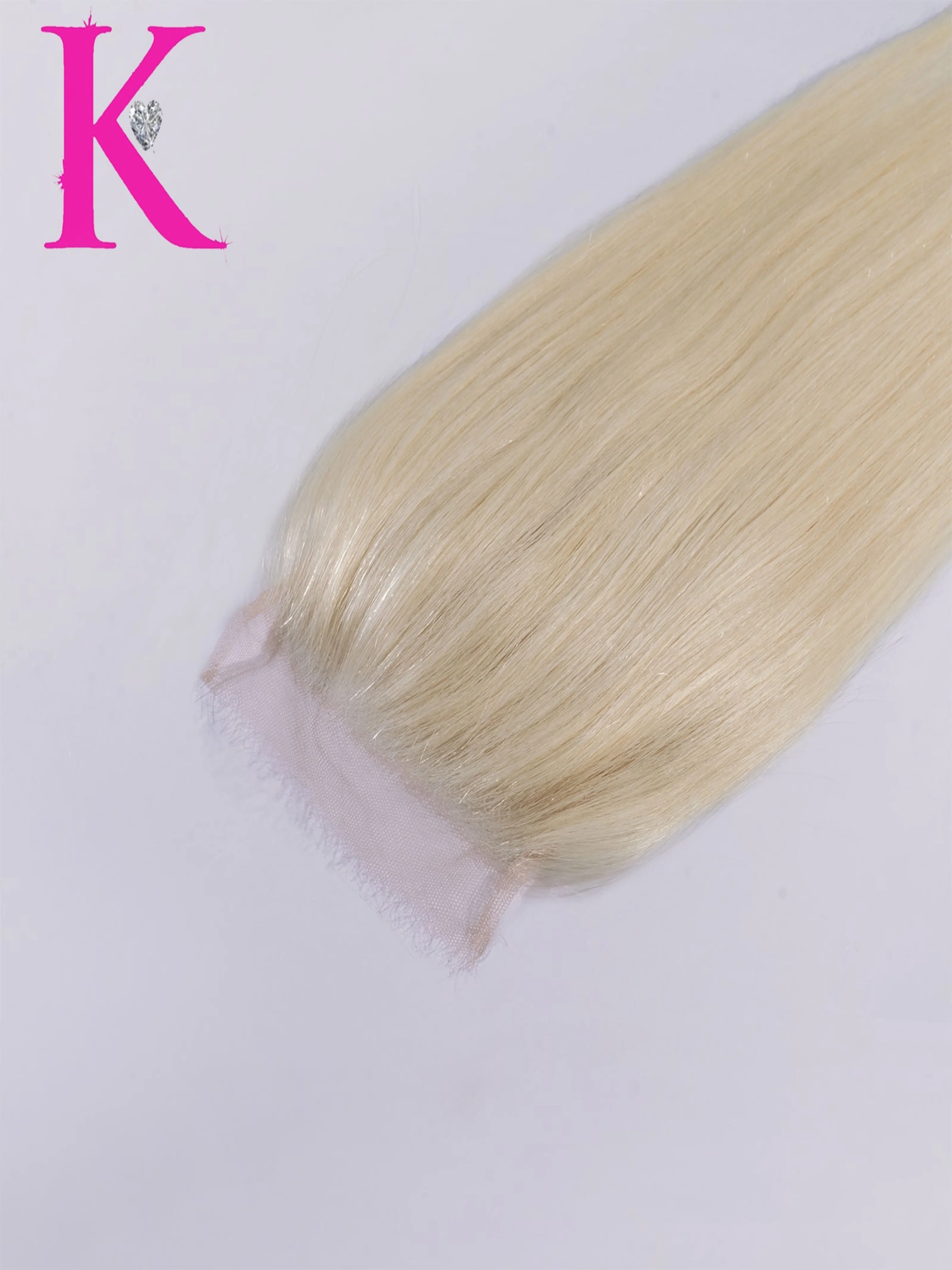 5x5 Raw Platinum Blonde Closure (HD Lace) - Image 4