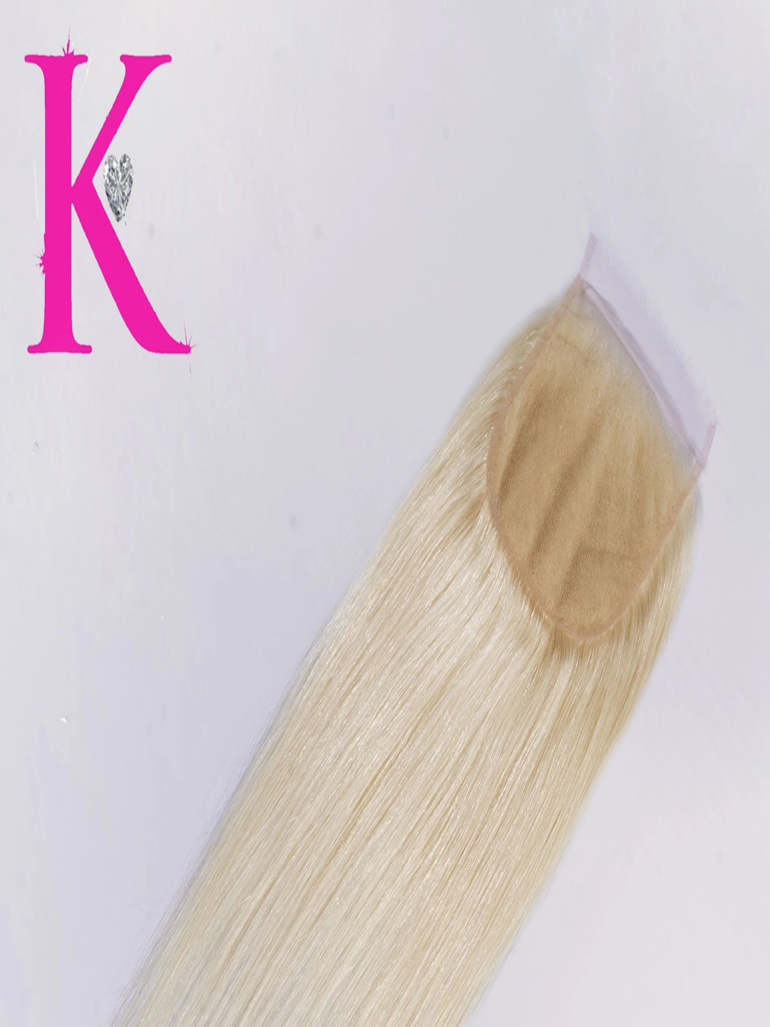 5x5 Raw Platinum Blonde Closure (HD Lace) - Image 5