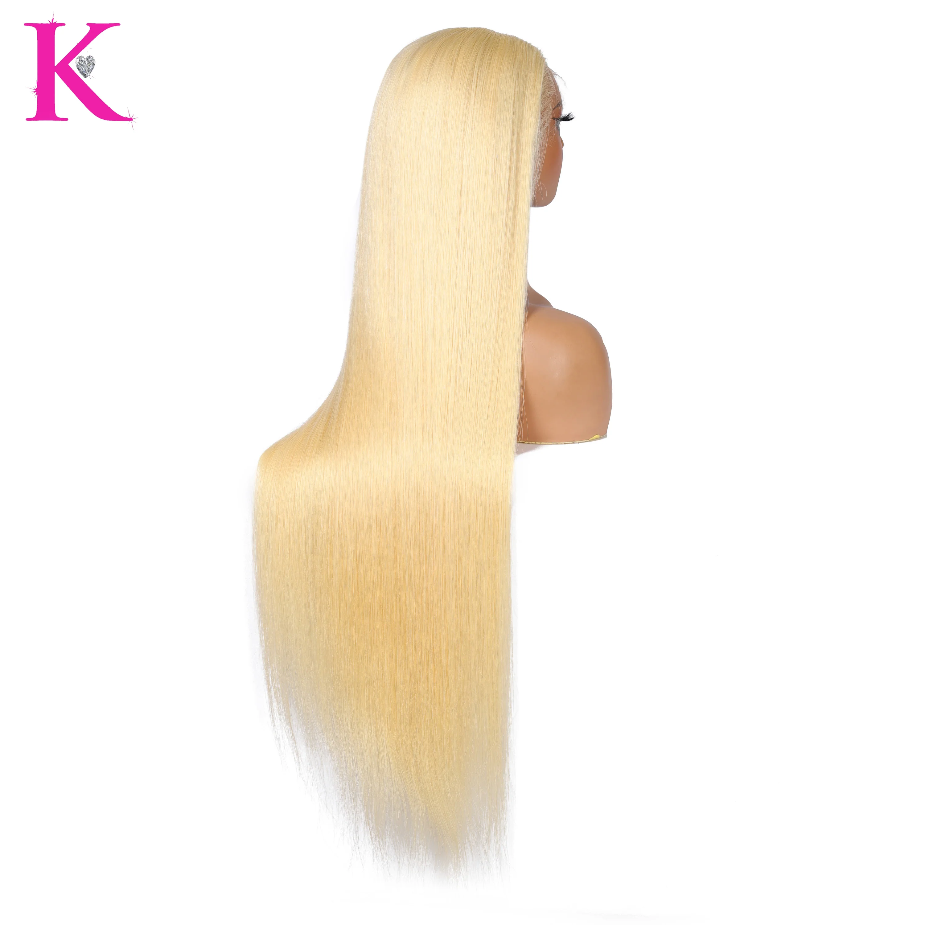 Raw Platinum Blonde Straight Full (HD Lace) Wig - Image 6
