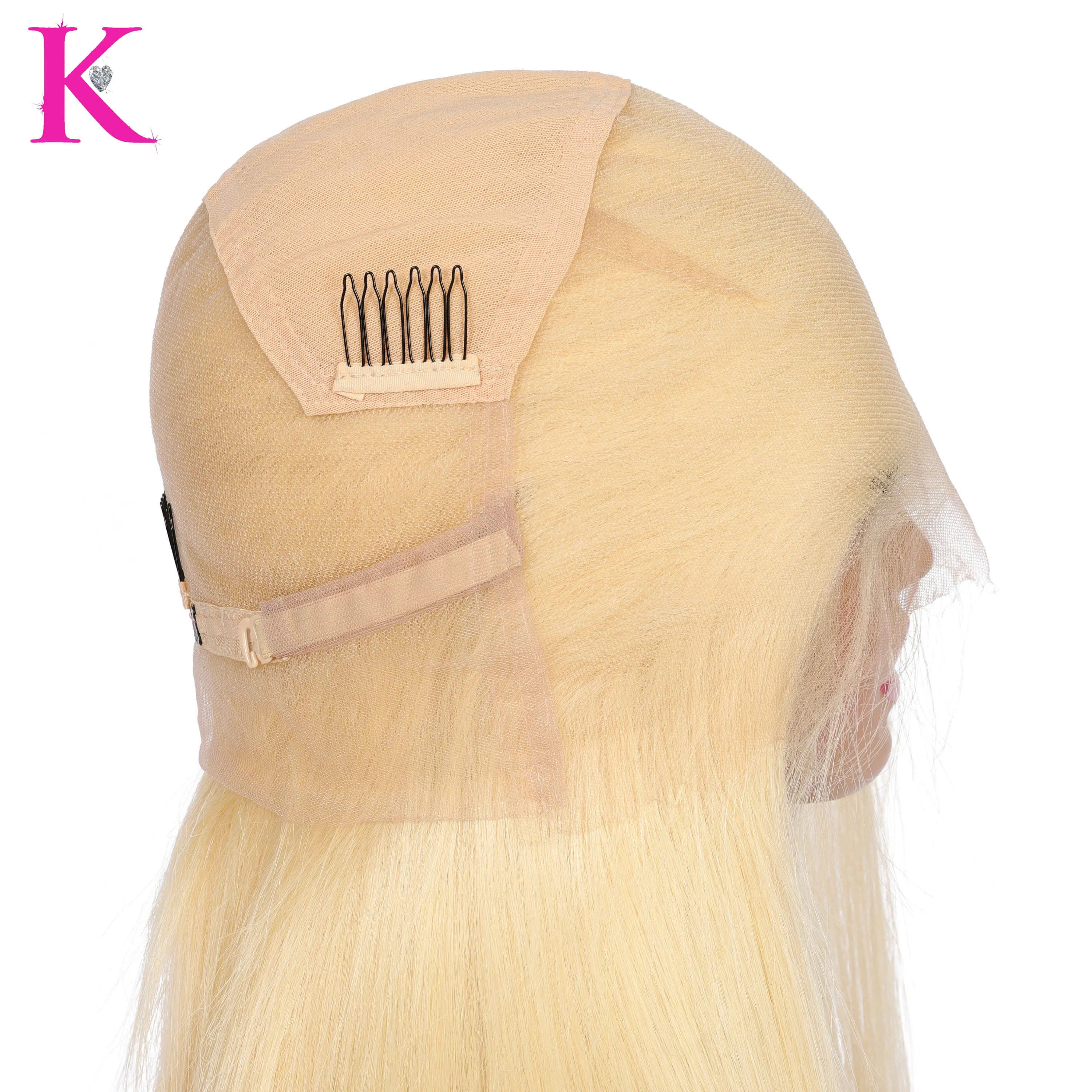 Raw Platinum Blonde Straight Full (HD Lace) Wig - Image 7