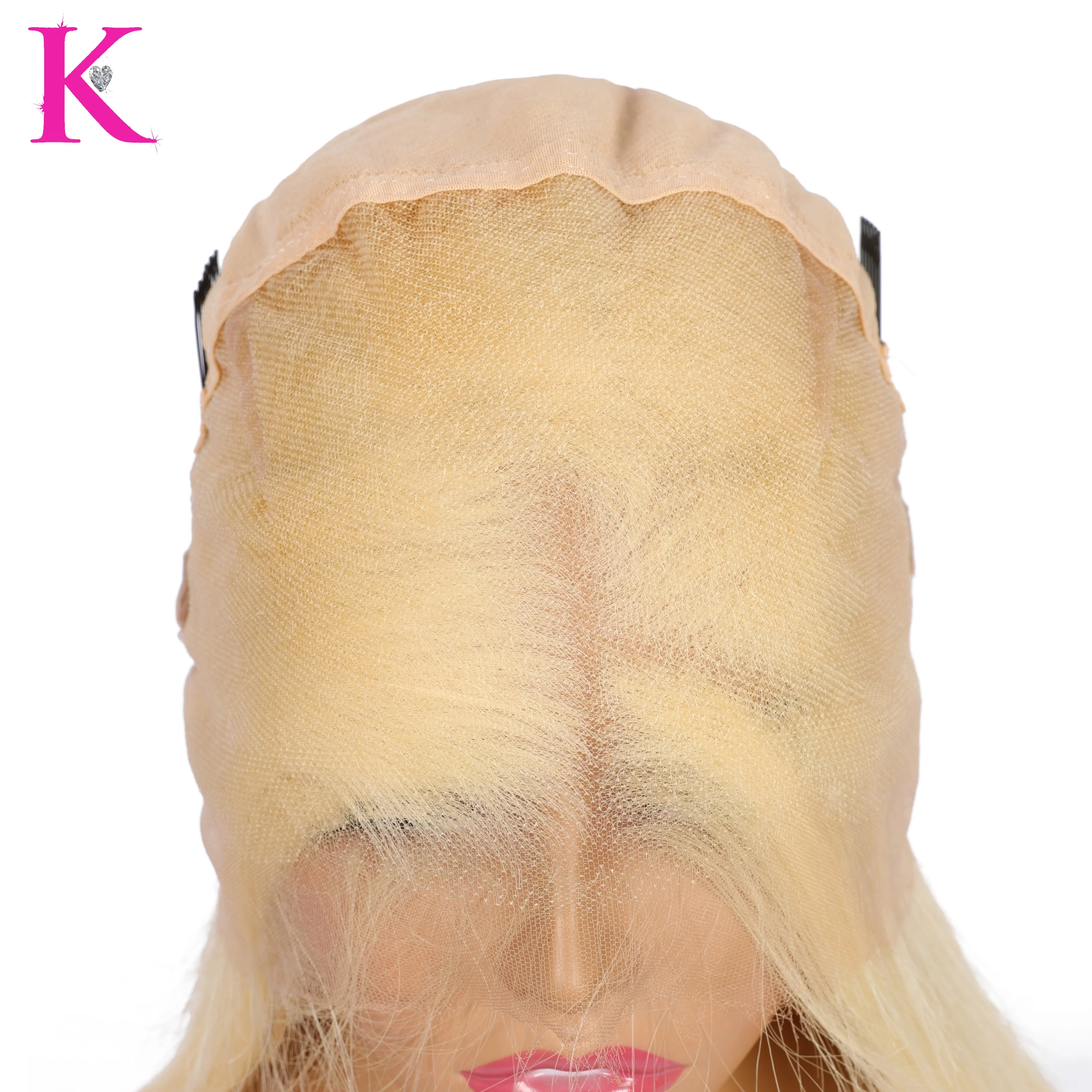 Raw Platinum Blonde Straight Full (HD Lace) Wig - Image 8