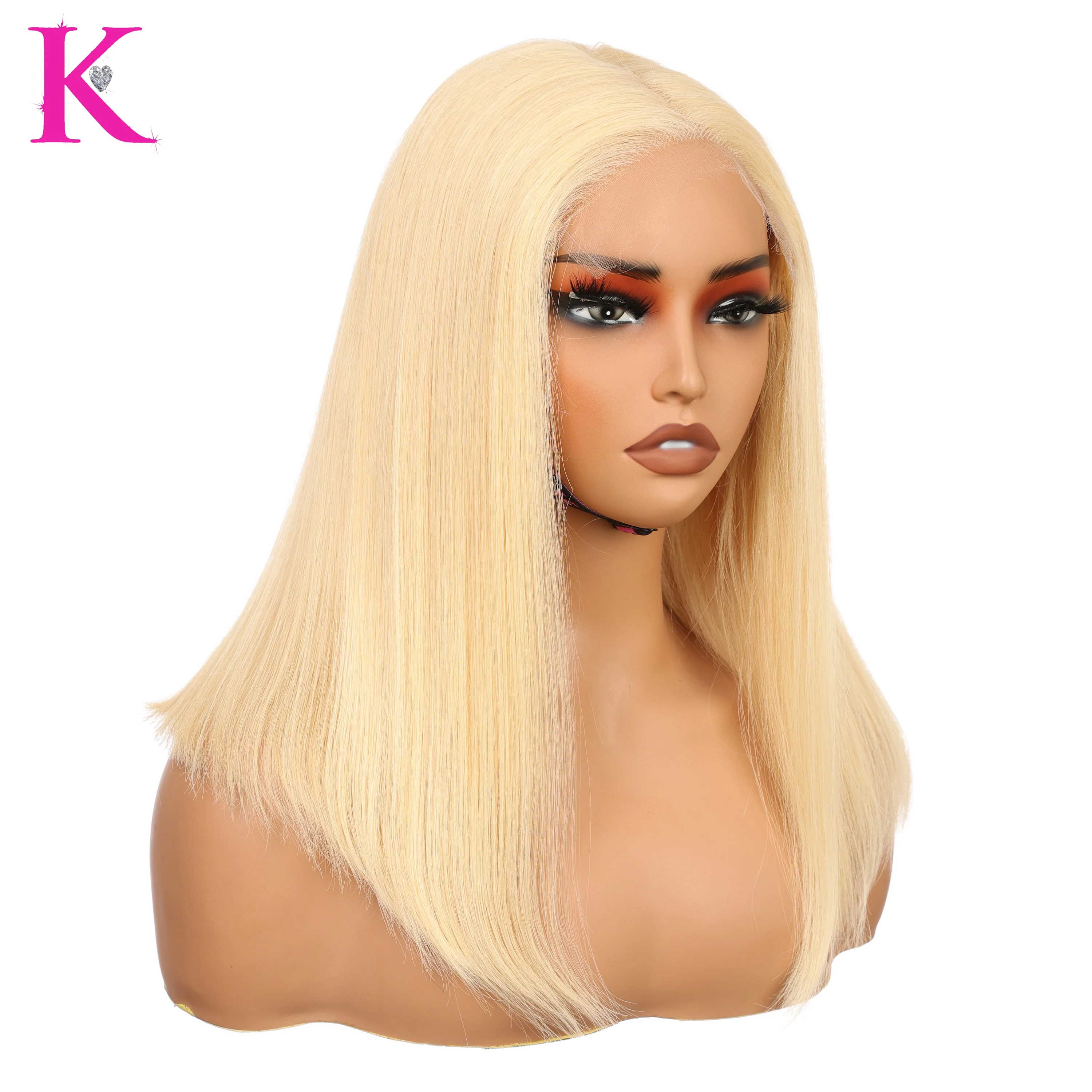 Raw Platinum Blonde Bob Straight (HD Lace) Wig - Image 15