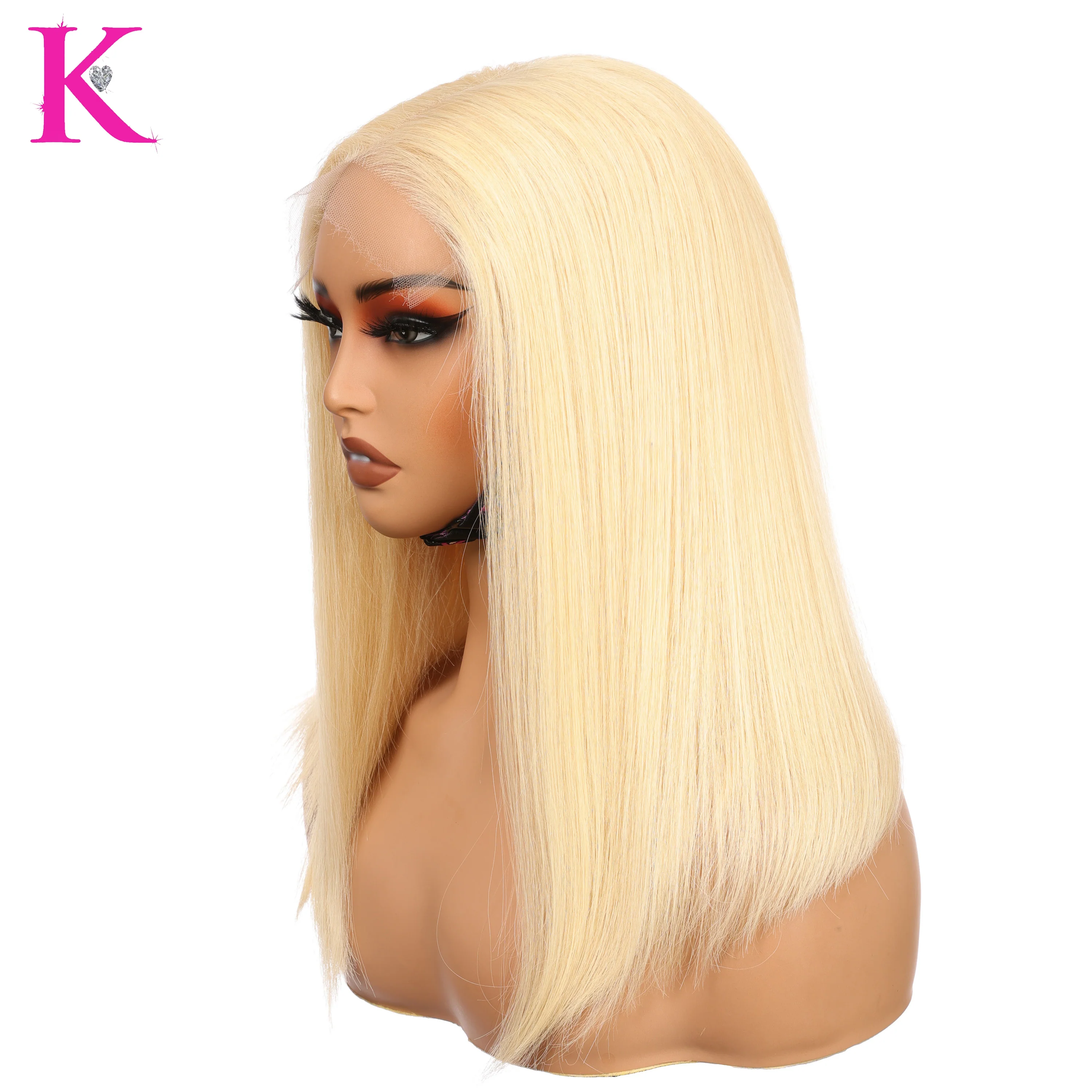 Raw Platinum Blonde Bob Straight (HD Lace) Wig - Image 18