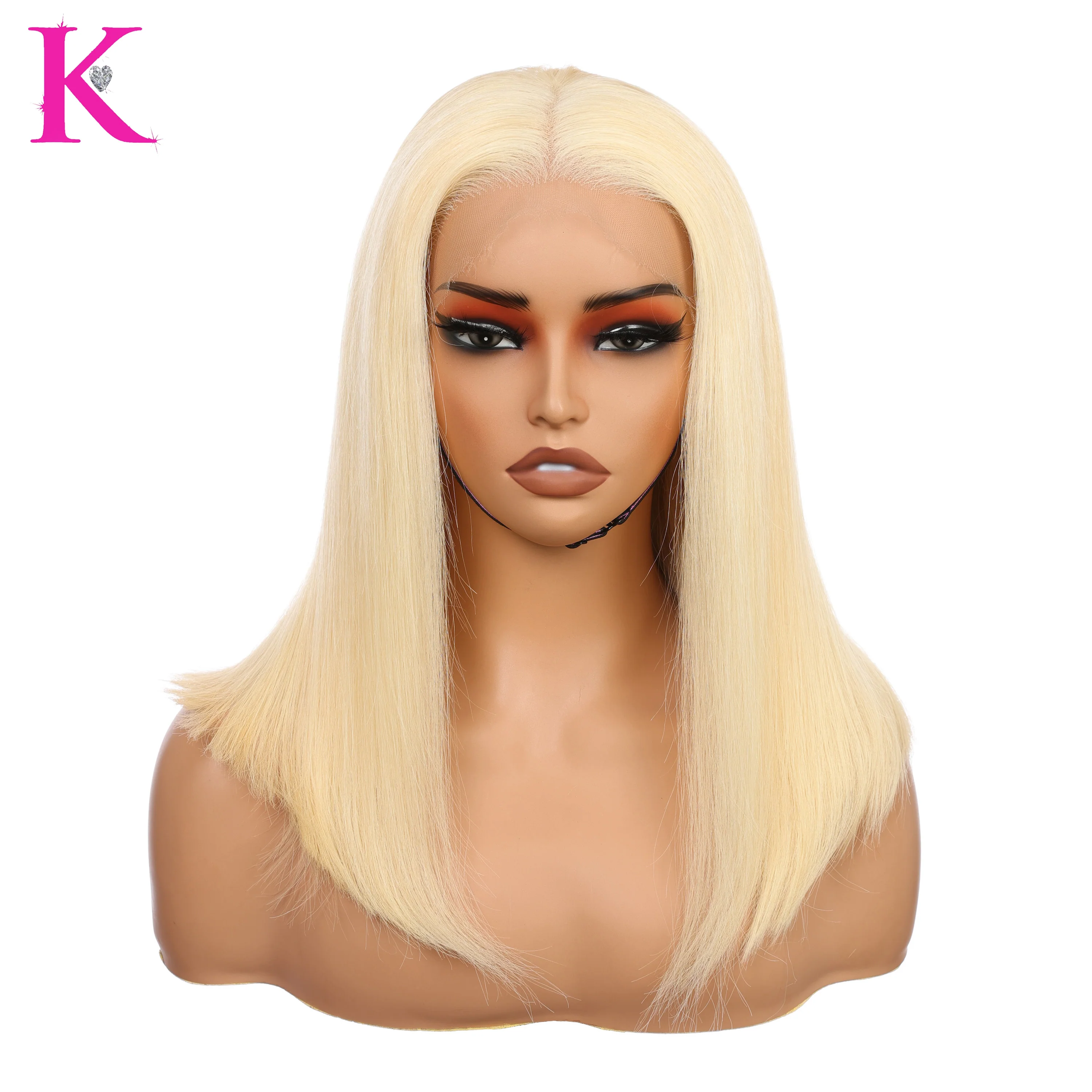 Raw Platinum Blonde Bob Straight (HD Lace) Wig - Image 25