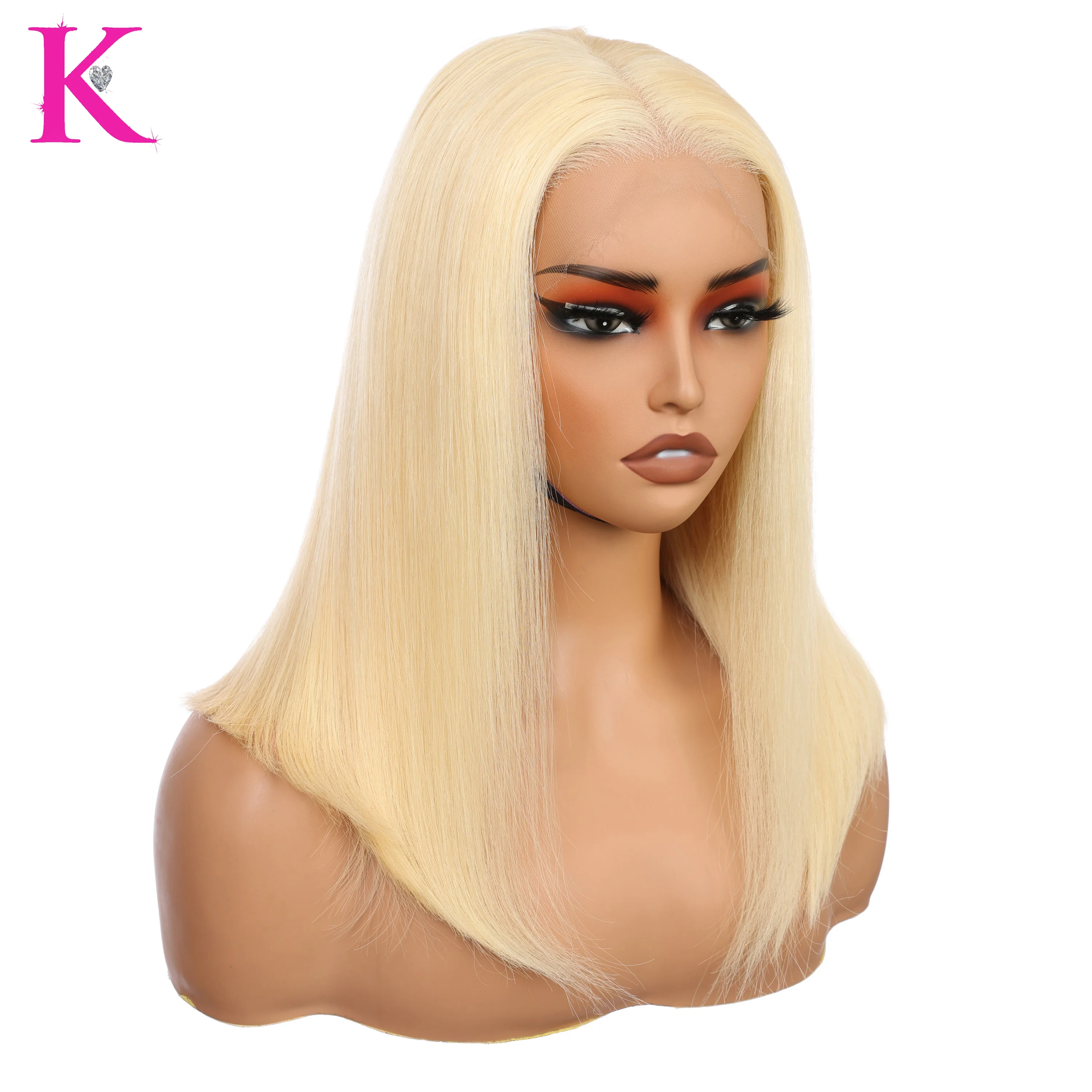Raw Platinum Blonde Bob Straight (HD Lace) Wig - Image 26
