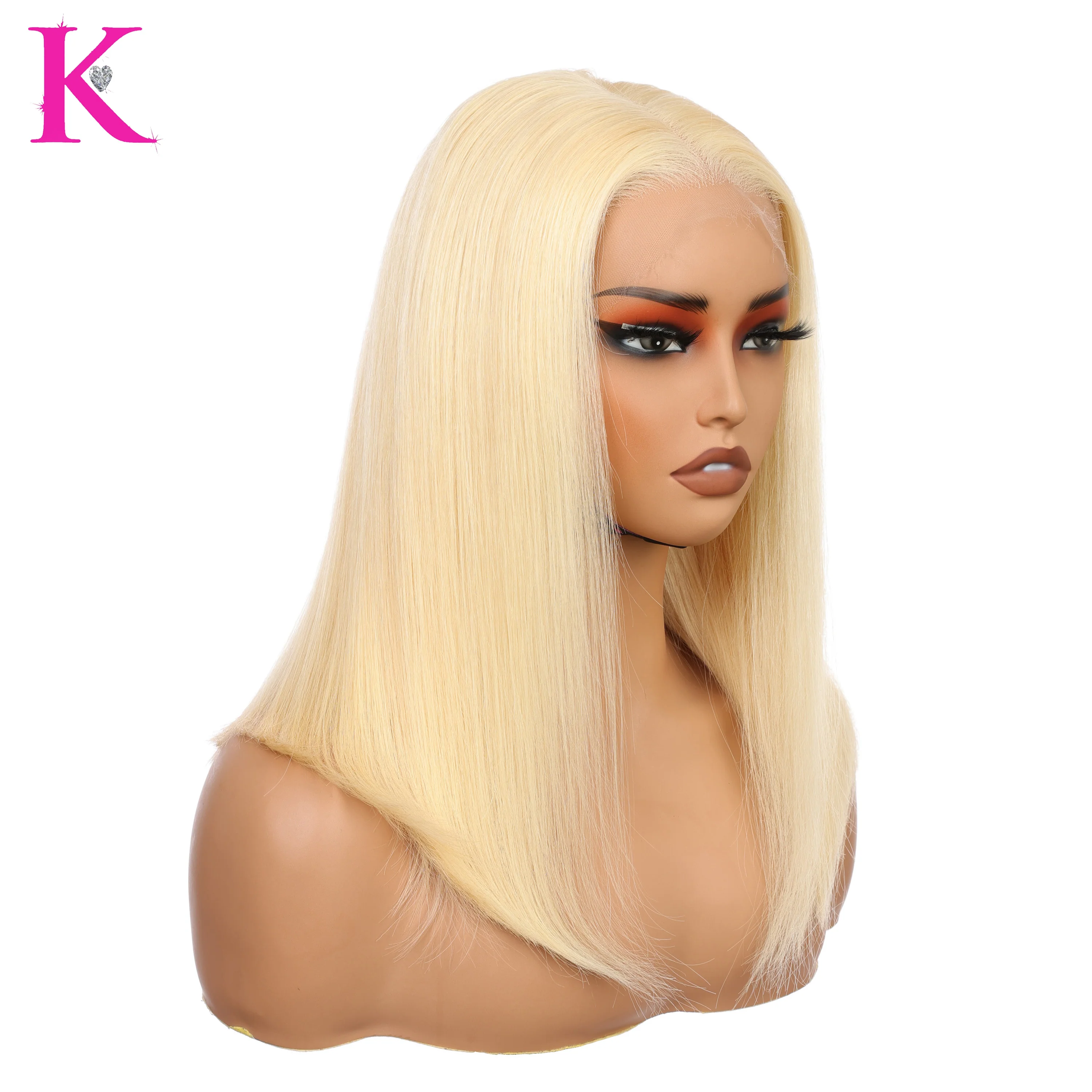 Raw Platinum Blonde Bob Straight (HD Lace) Wig - Image 27