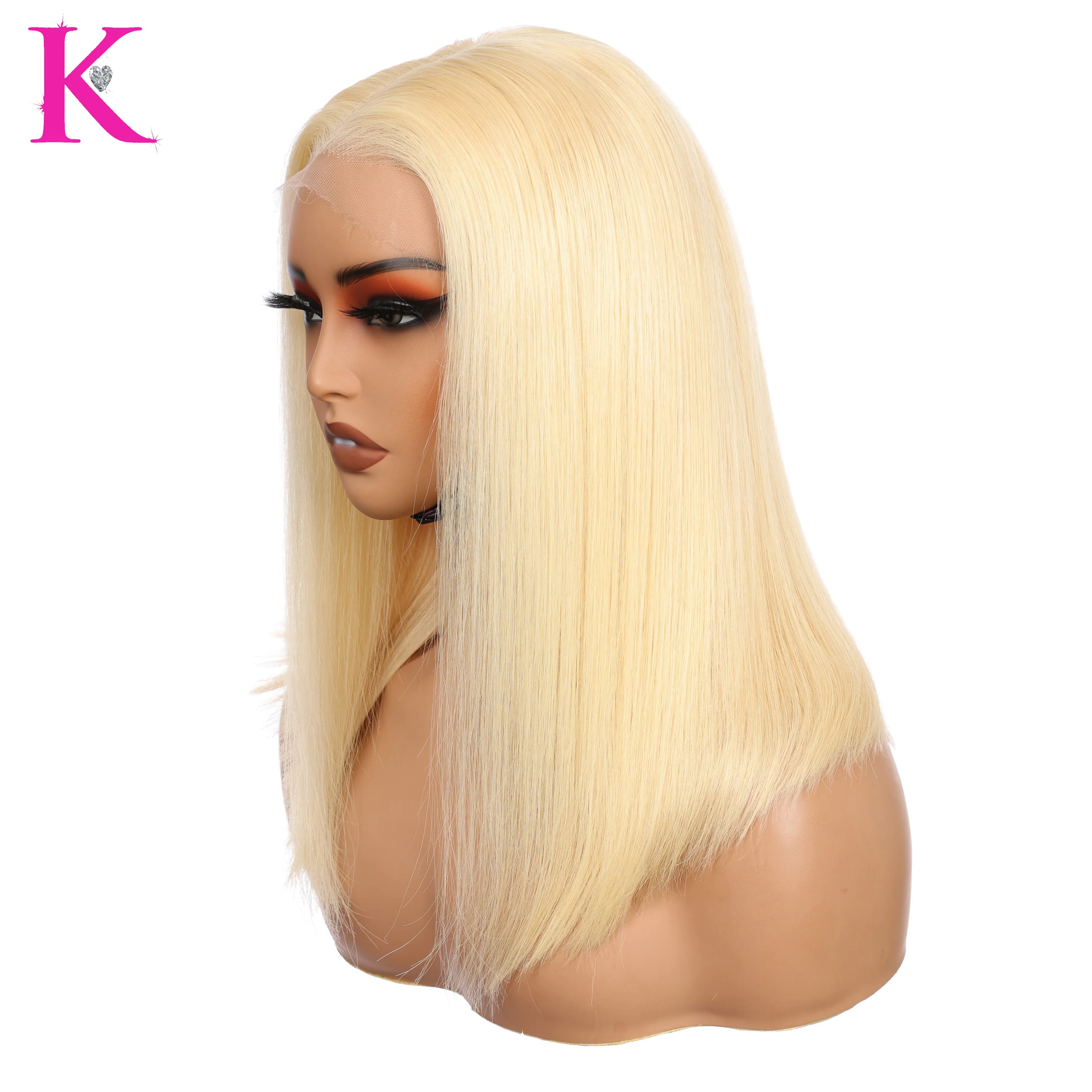 Raw Platinum Blonde Bob Straight (HD Lace) Wig - Image 29