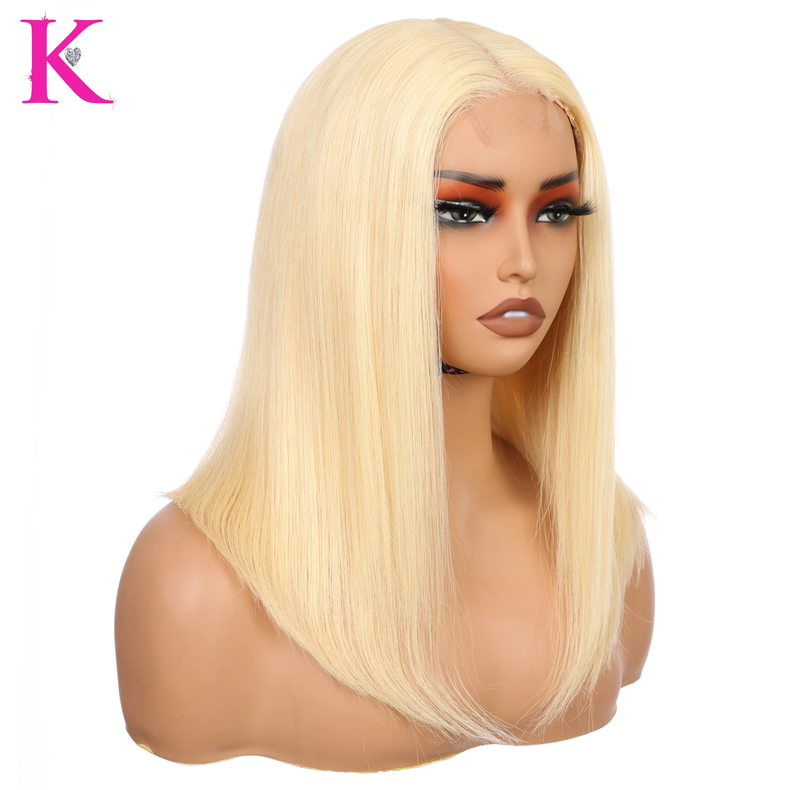 Raw Platinum Blonde Bob Straight (HD Lace) Wig - Image 3