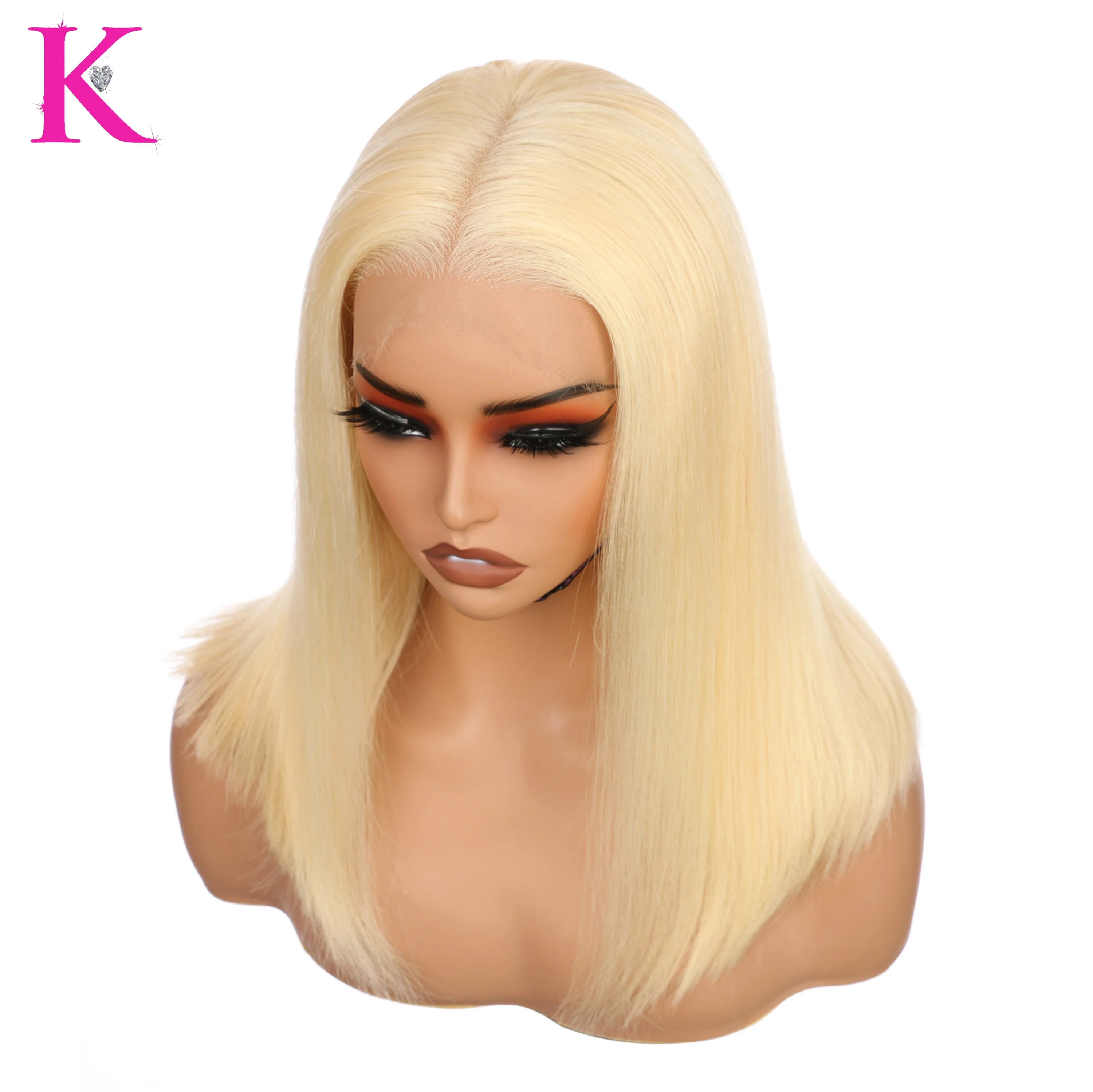 Raw Platinum Blonde Bob Straight (HD Lace) Wig - Image 30