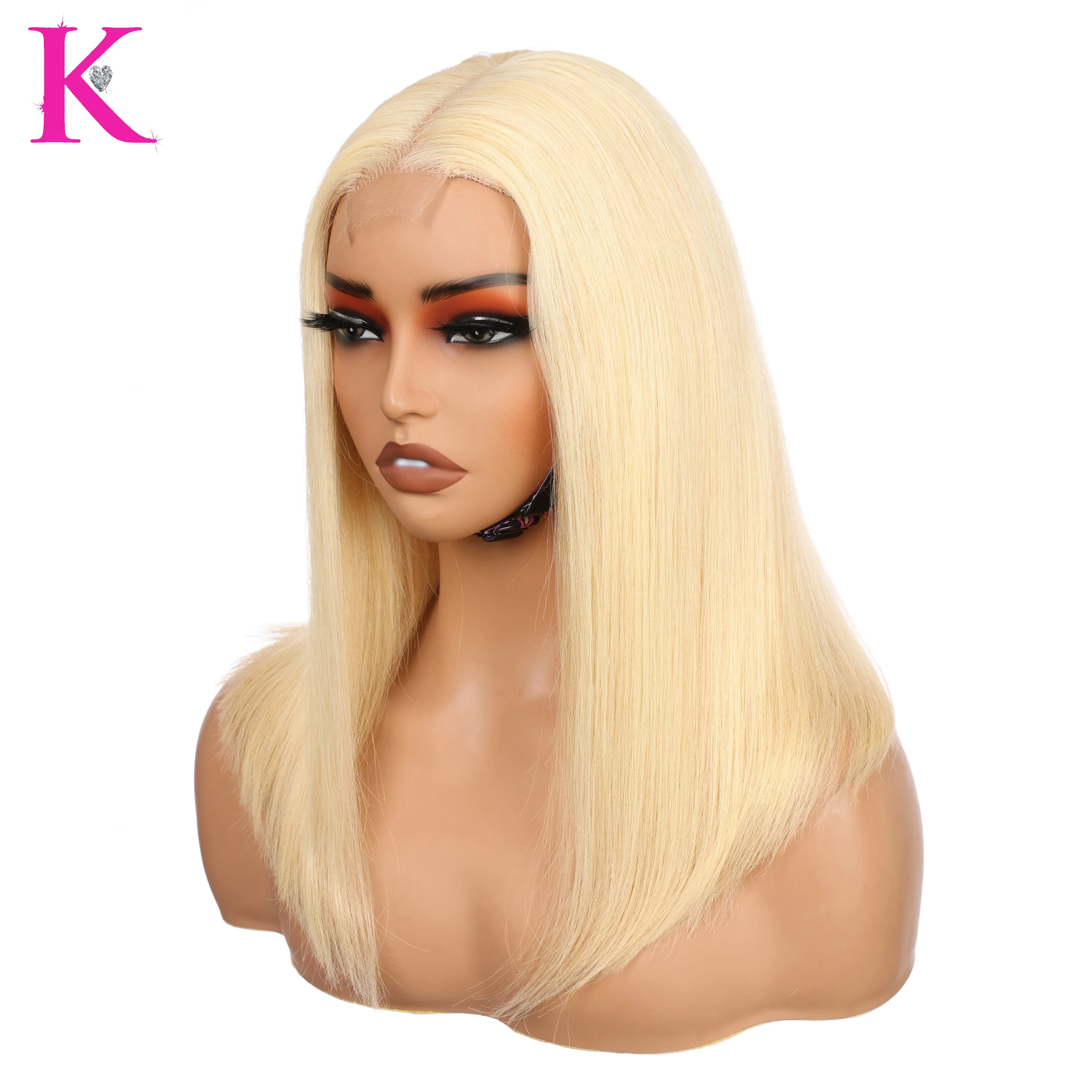 Raw Platinum Blonde Bob Straight (HD Lace) Wig - Image 5