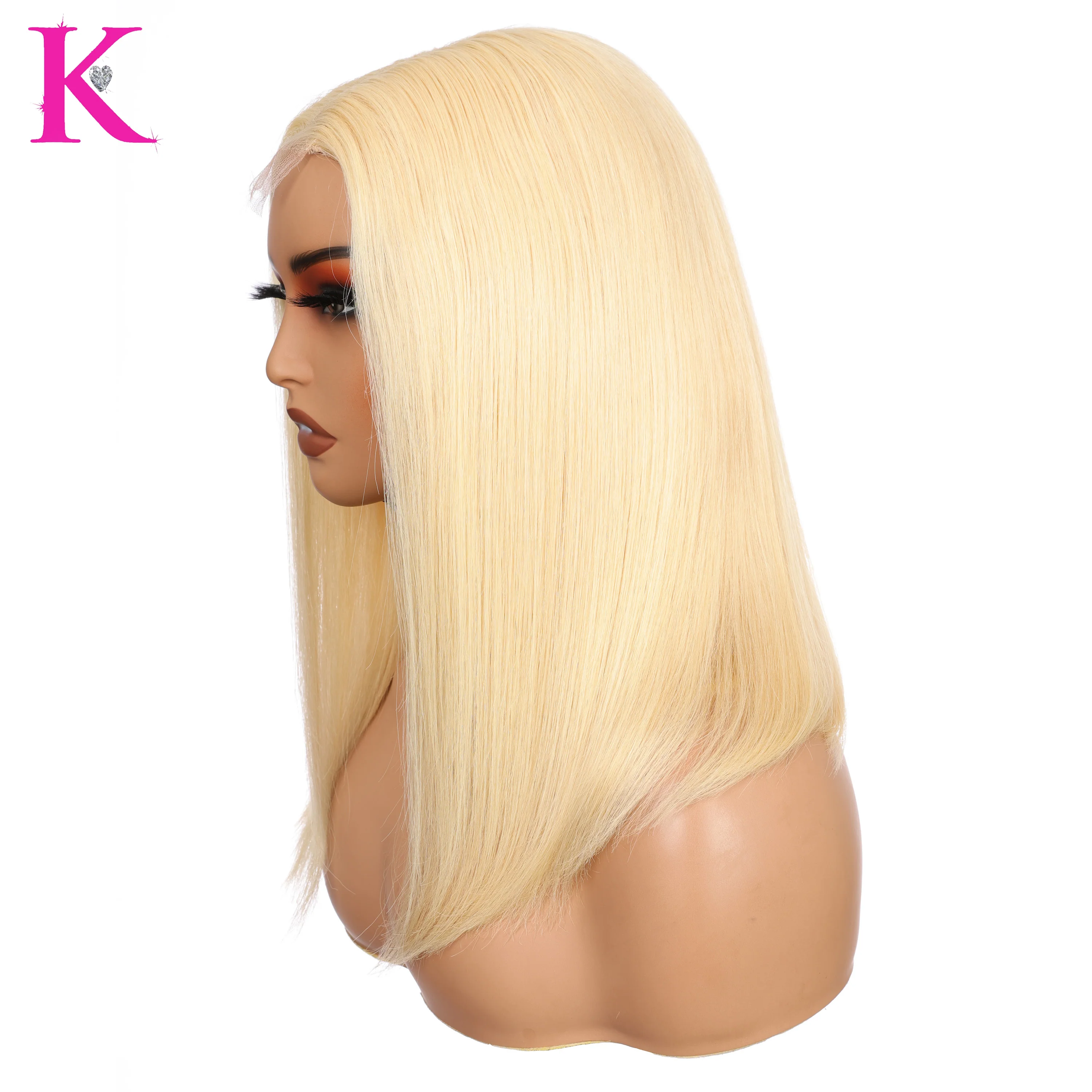 Raw Platinum Blonde Bob Straight (HD Lace) Wig - Image 6