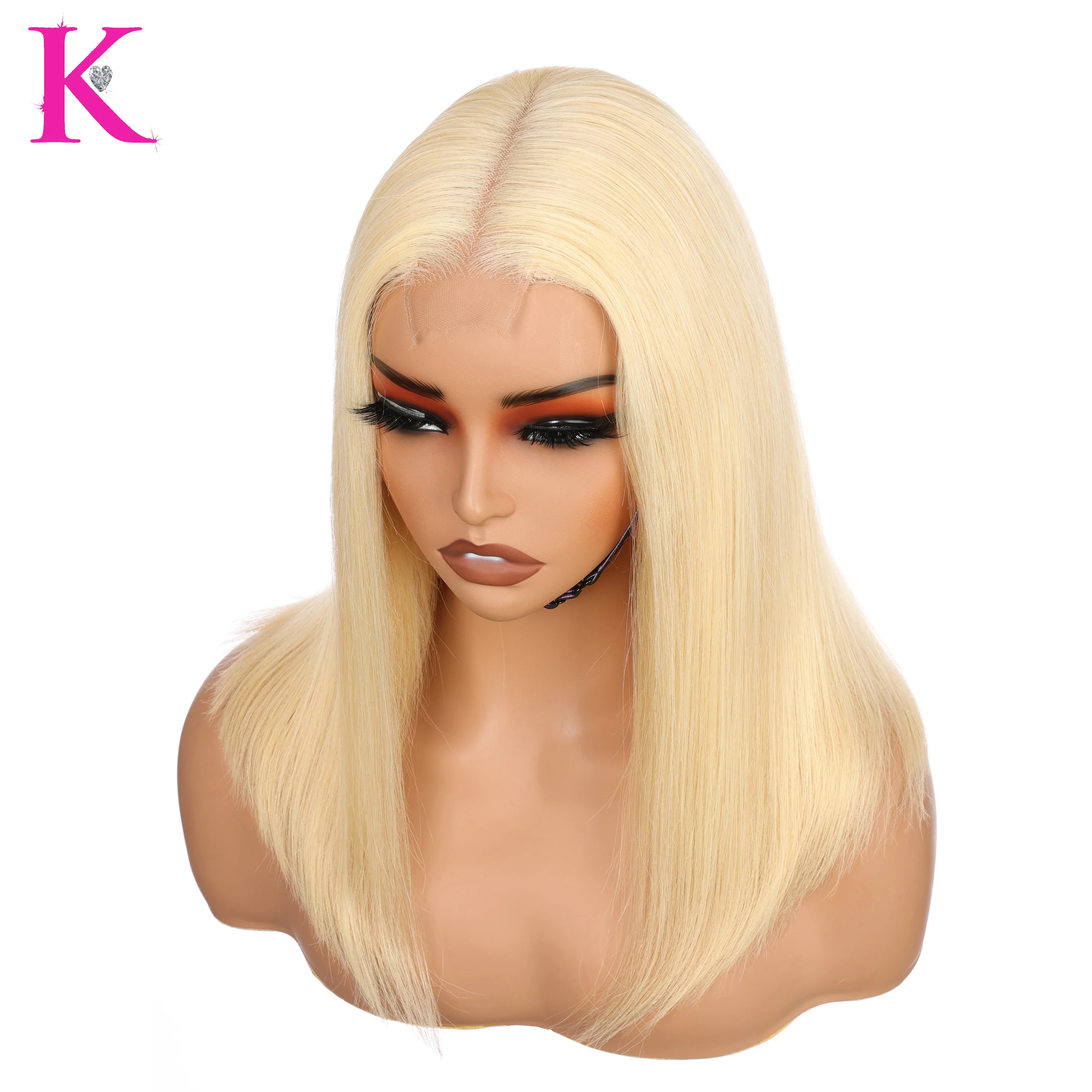 Raw Platinum Blonde Bob Straight (HD Lace) Wig - Image 7