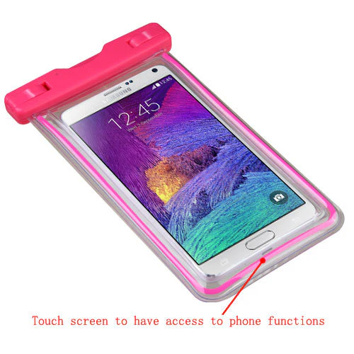 Waterproof & Glow-In Dark "Hair Barb" Pink Phone Case - Image 5
